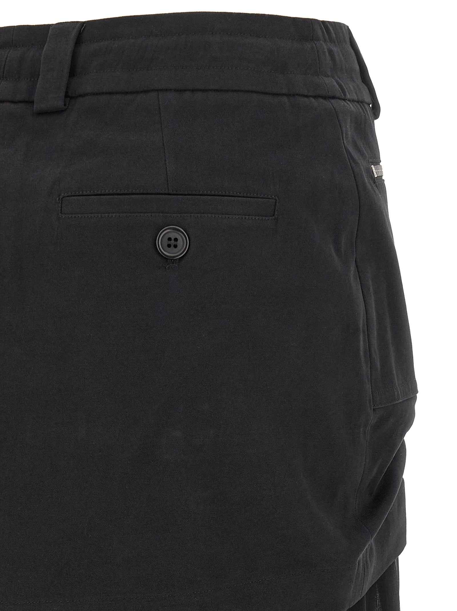 Dolce & Gabbana Black Silk Midi Skirt