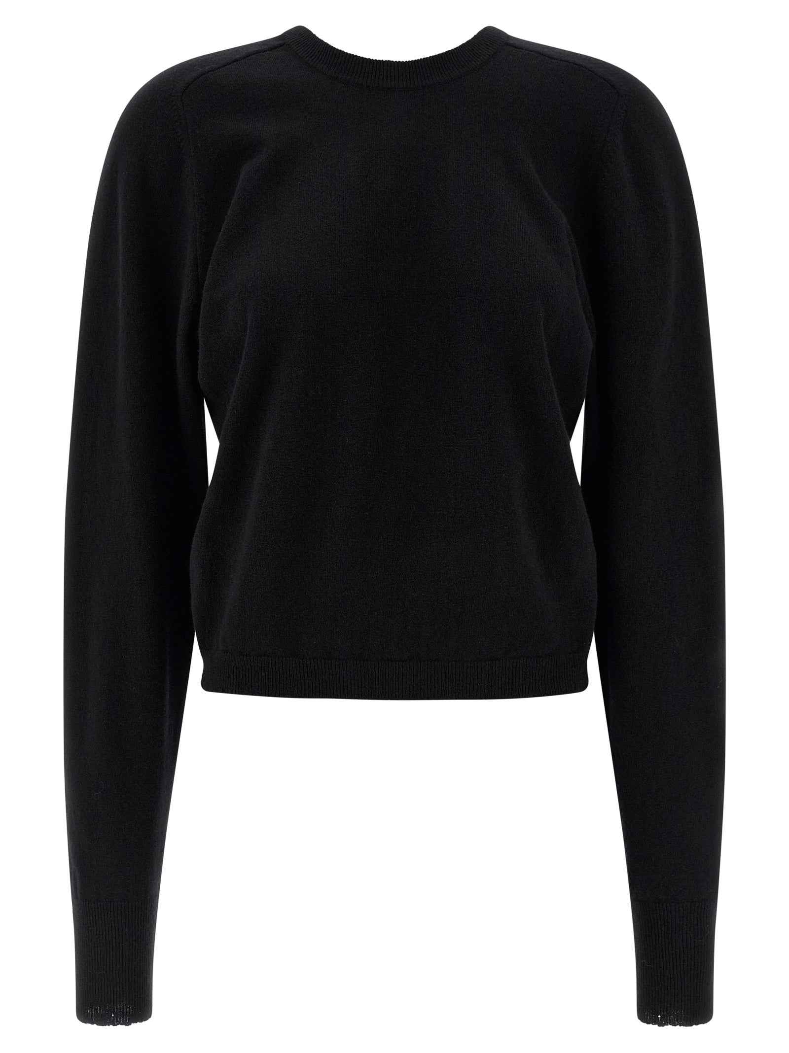 Maison Margiela Black Virgin Wool Cardigan
