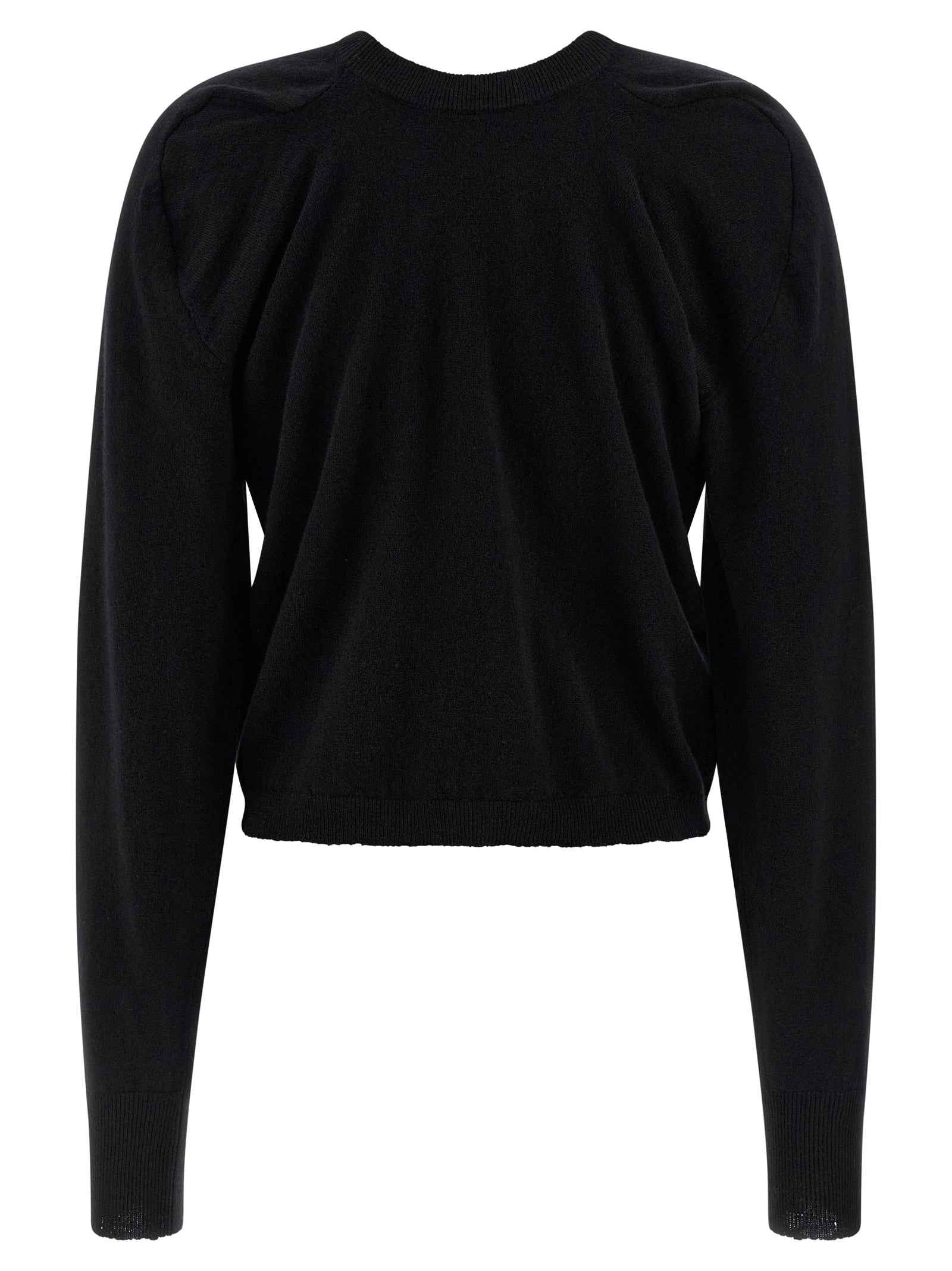 Maison Margiela Black Virgin Wool Cardigan