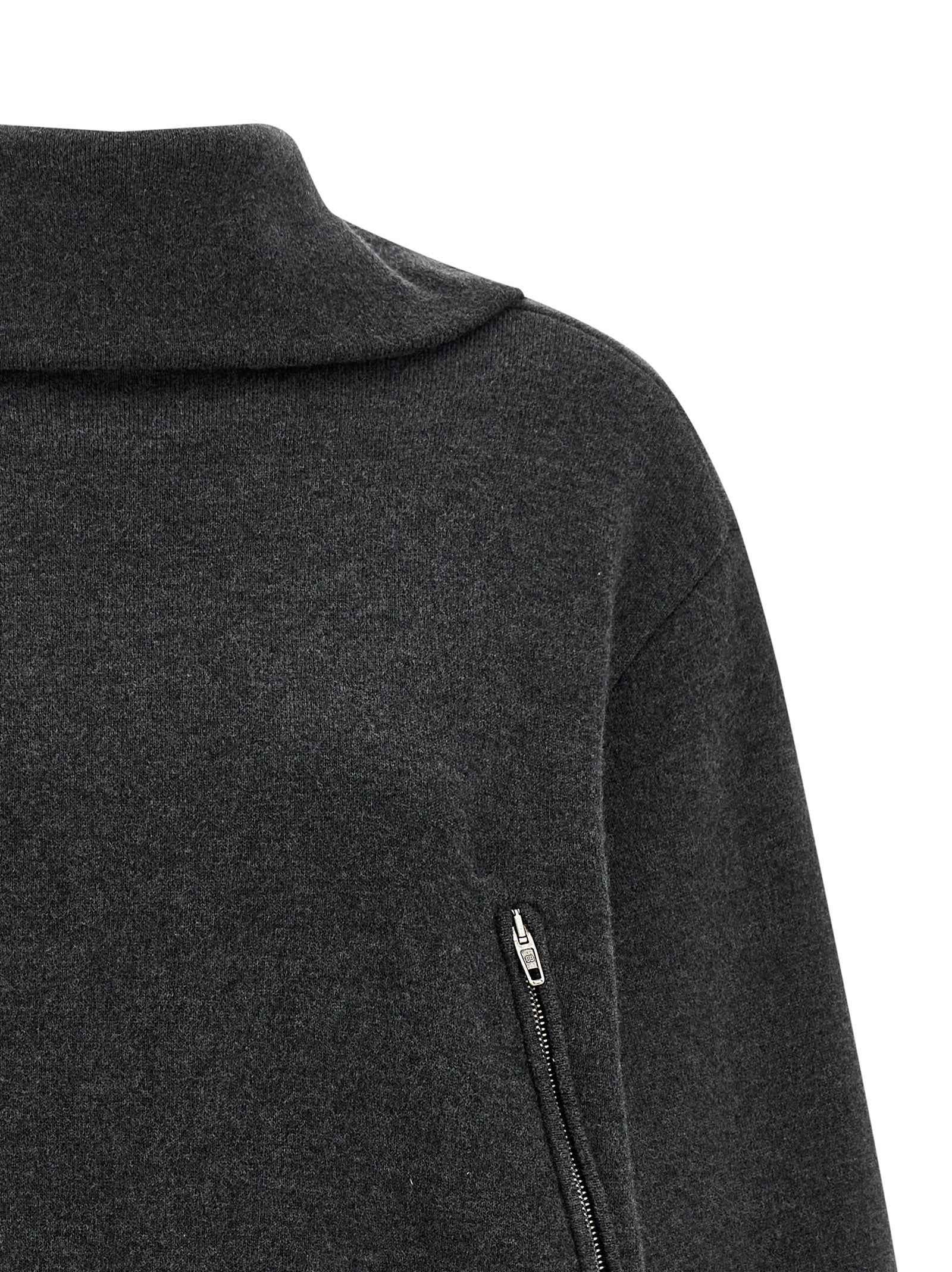 Balenciaga Gray Wool Cardigan