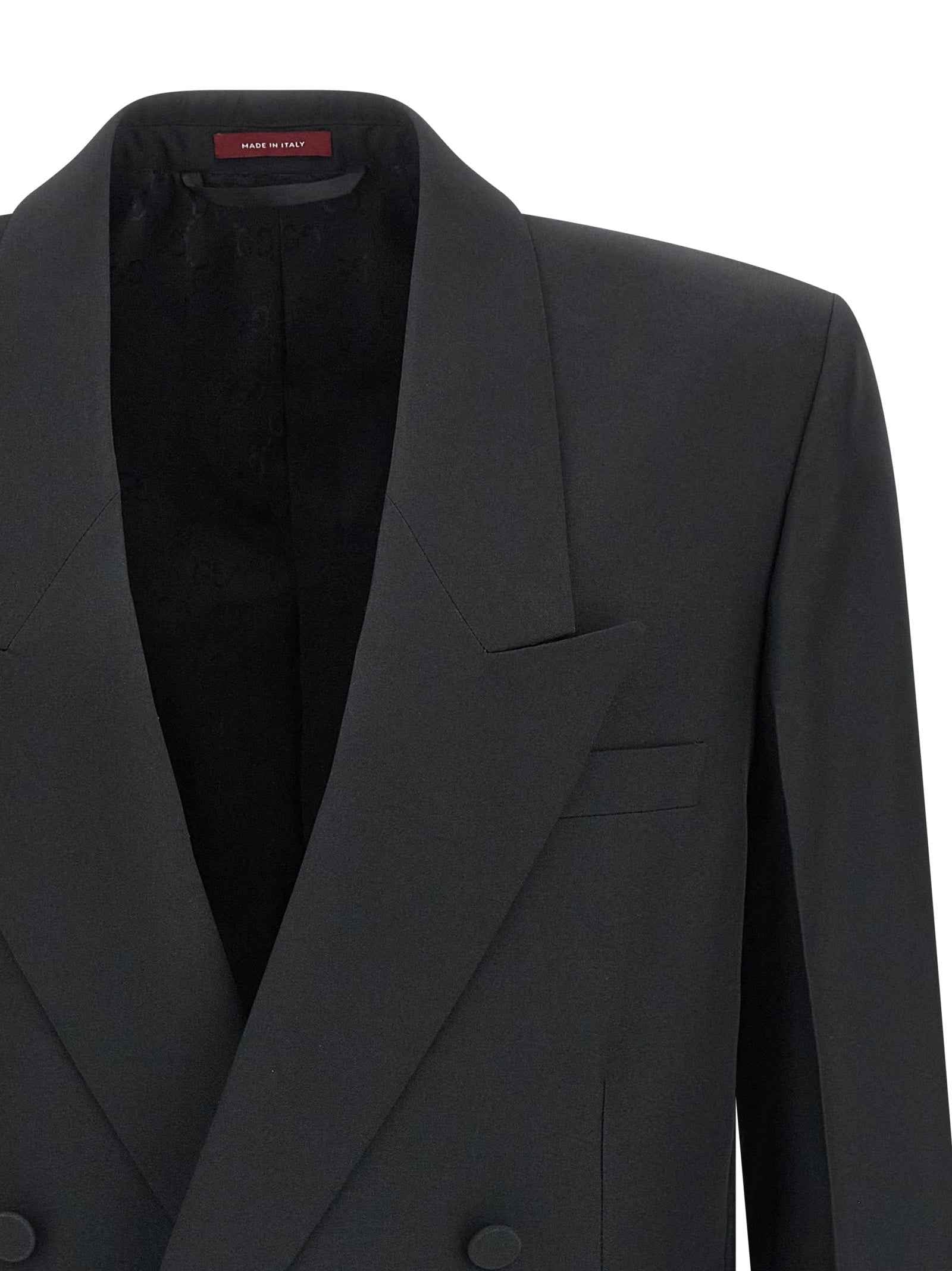 Gucci Black Polyester Blazer