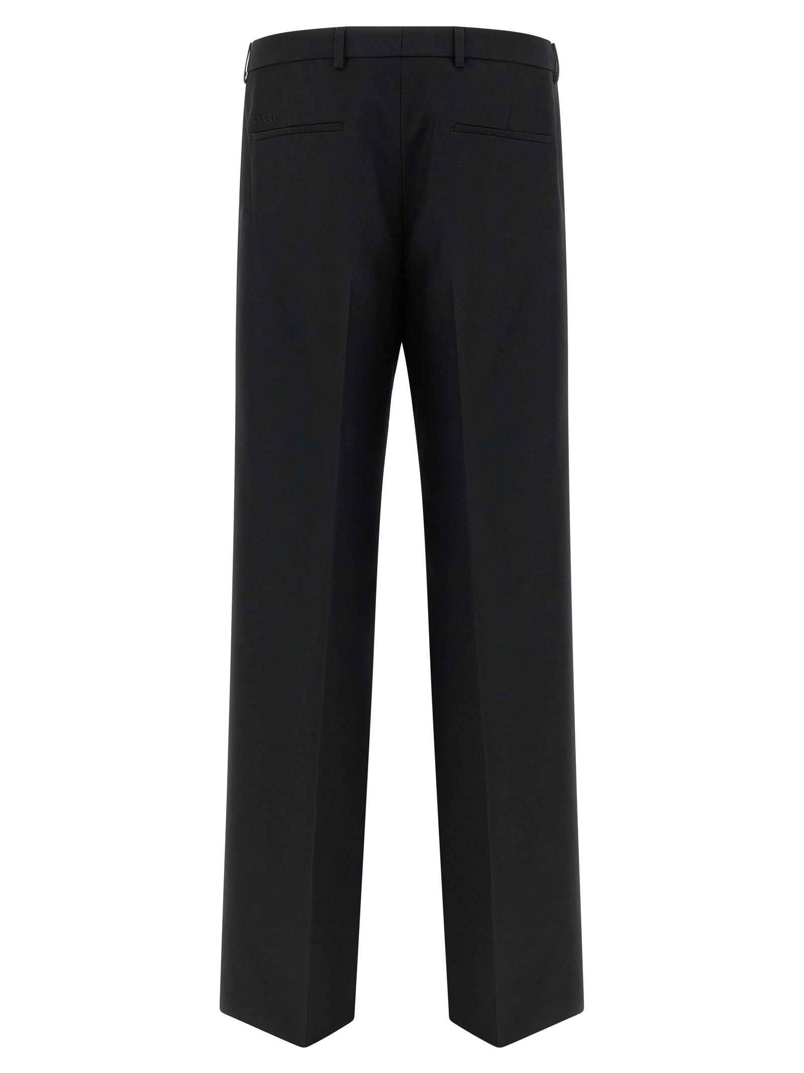 Gucci Black Polyester Dress Pants