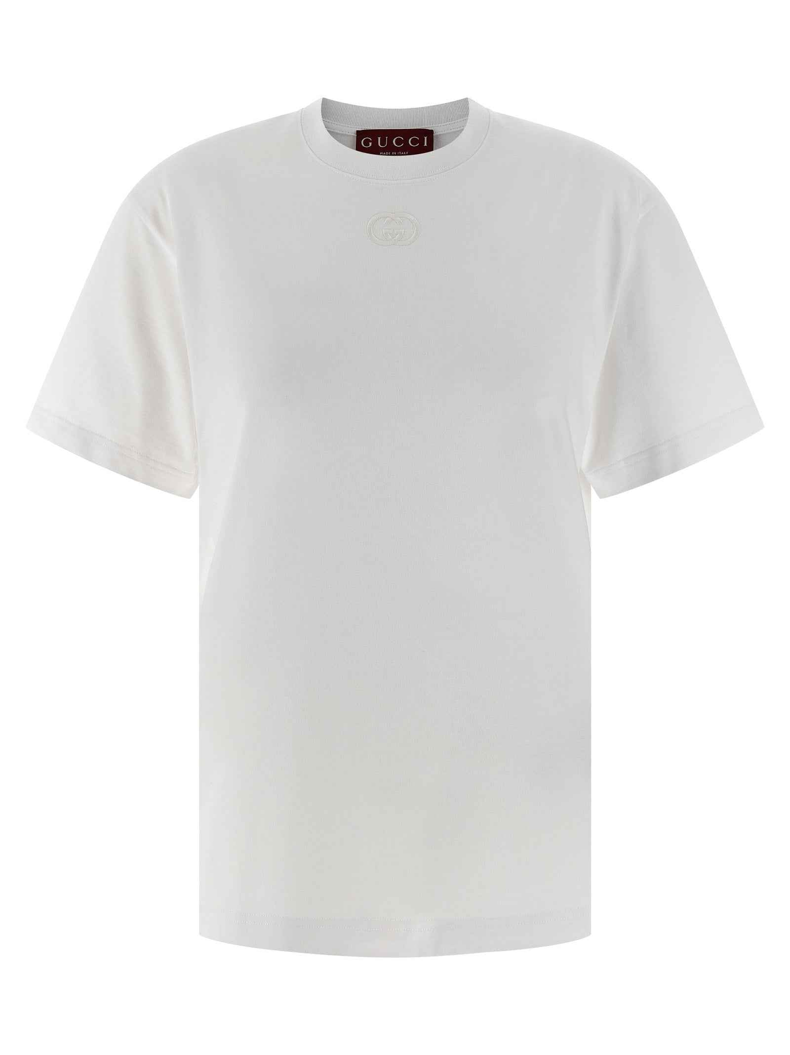 Gucci White Cotton T-Shirt