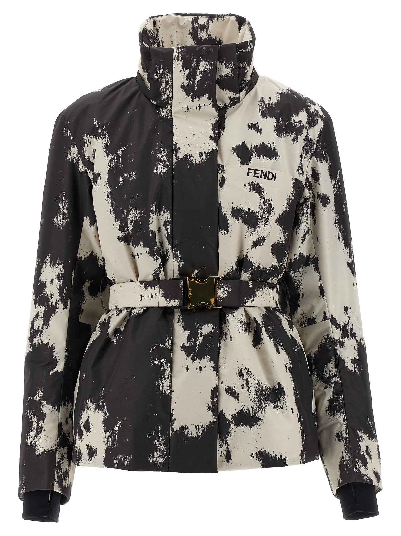 Fendi Multicolor Polyester Shell Jacket