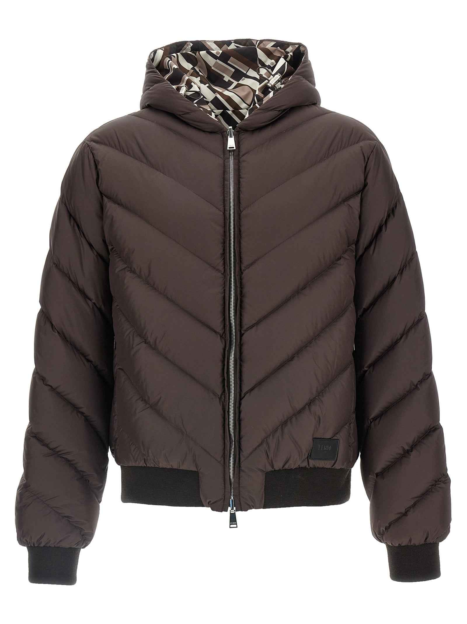 Fendi Multicolor Polyester Shell Jacket