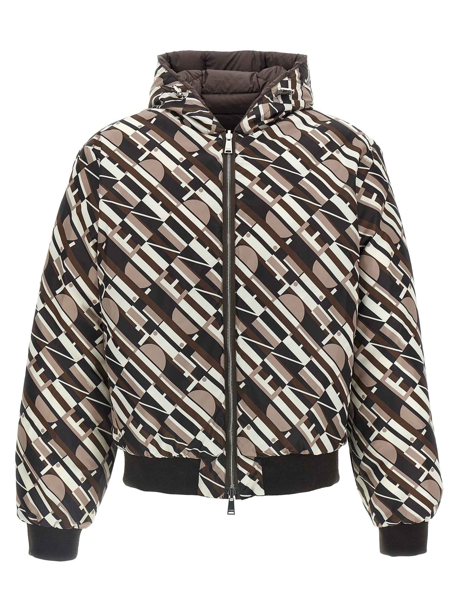 Fendi Multicolor Polyester Shell Jacket