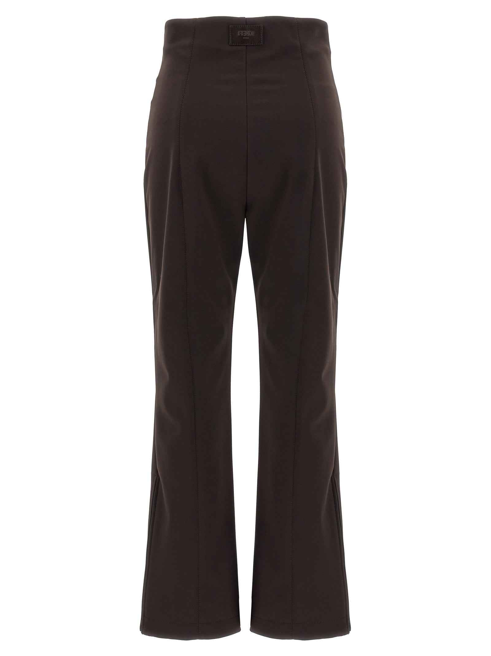 Fendi Brown Polyamide Athletic Pants