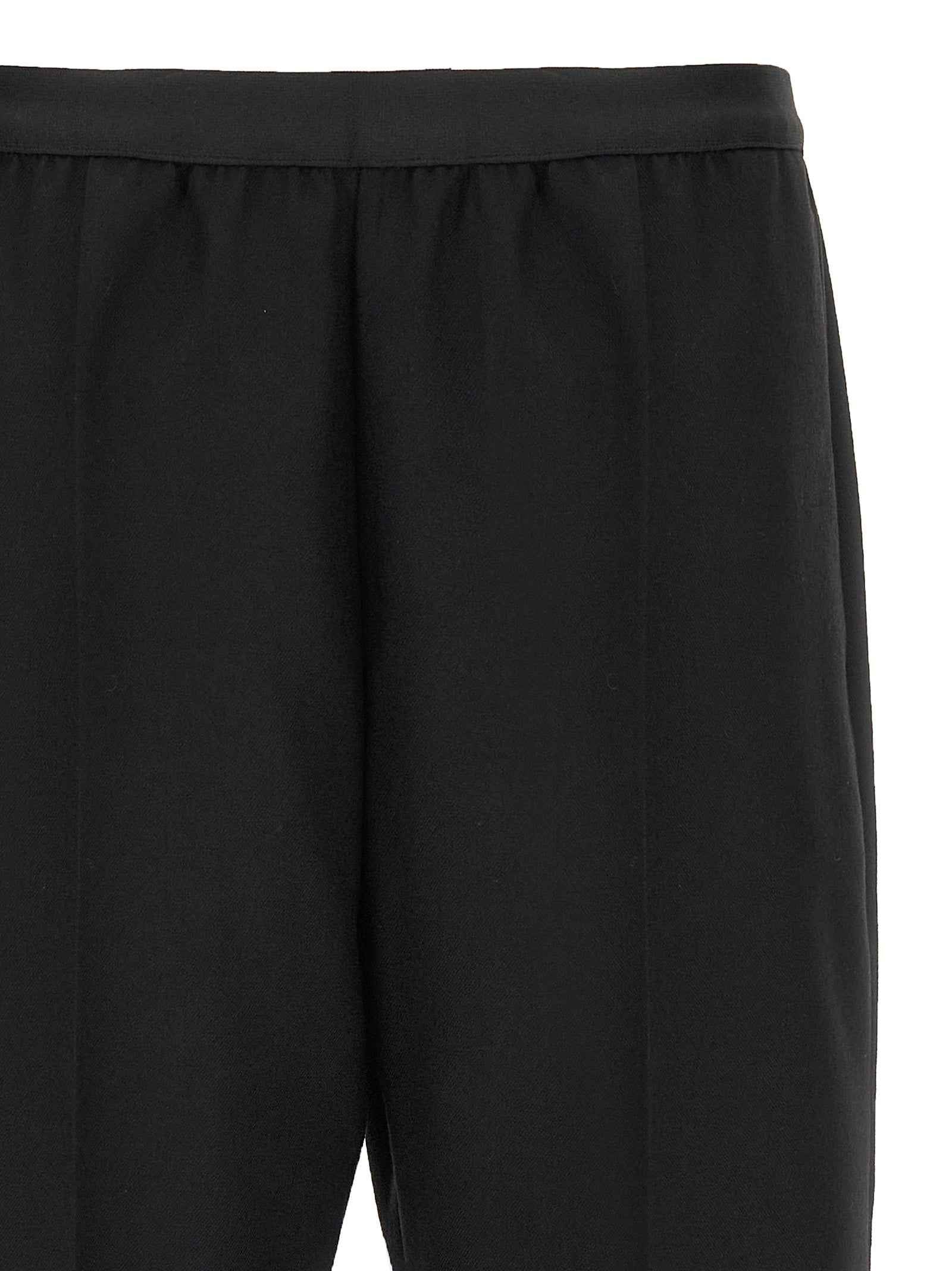 Maison Margiela Black Virgin Wool Casual Pants