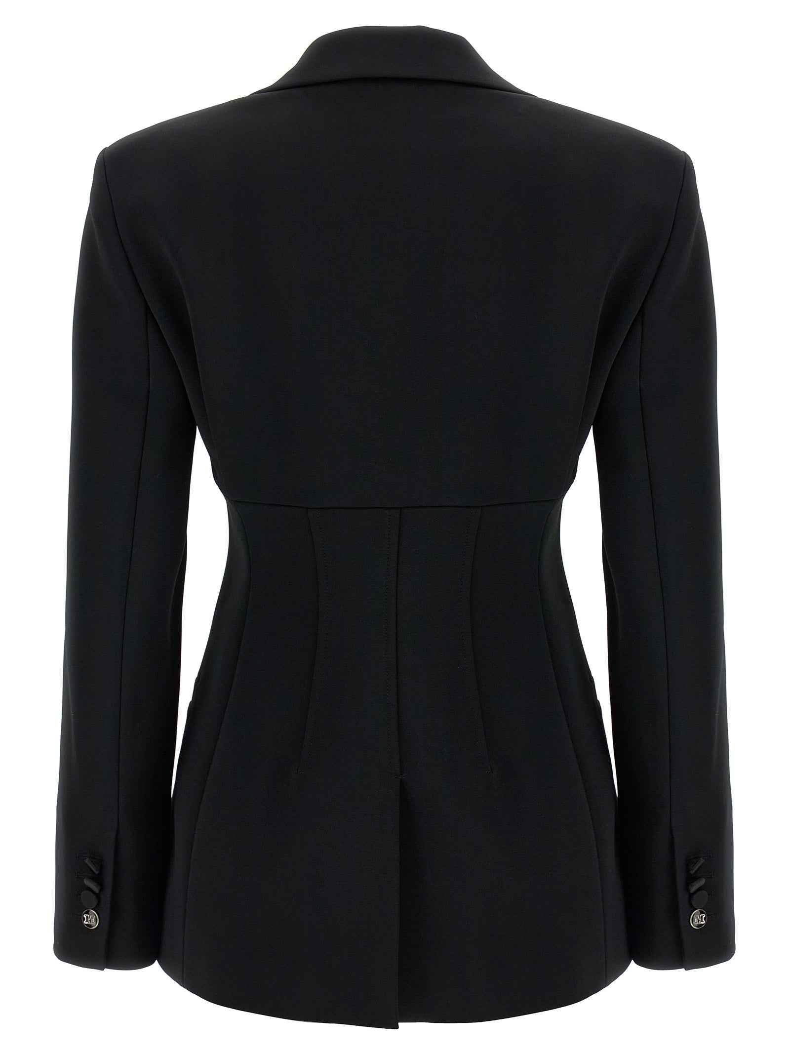 Max Mara Black Viscose Blazer
