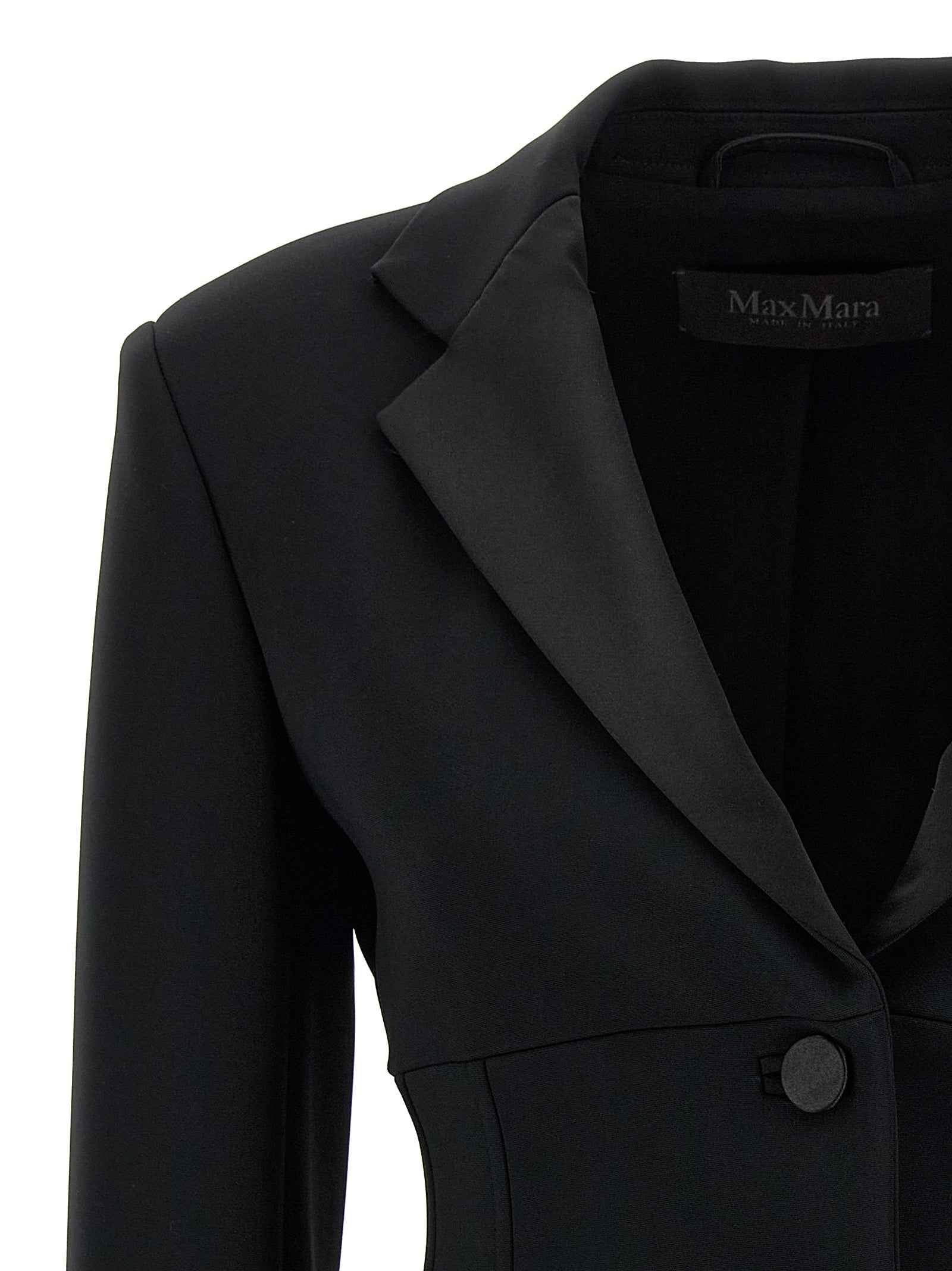 Max Mara Black Viscose Blazer