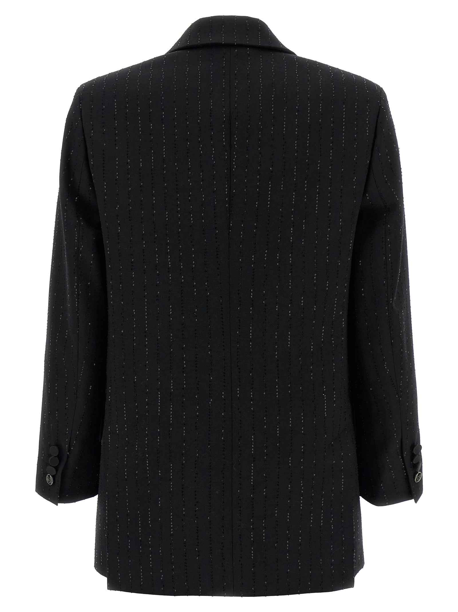 Max Mara Black Virgin Wool Blazer