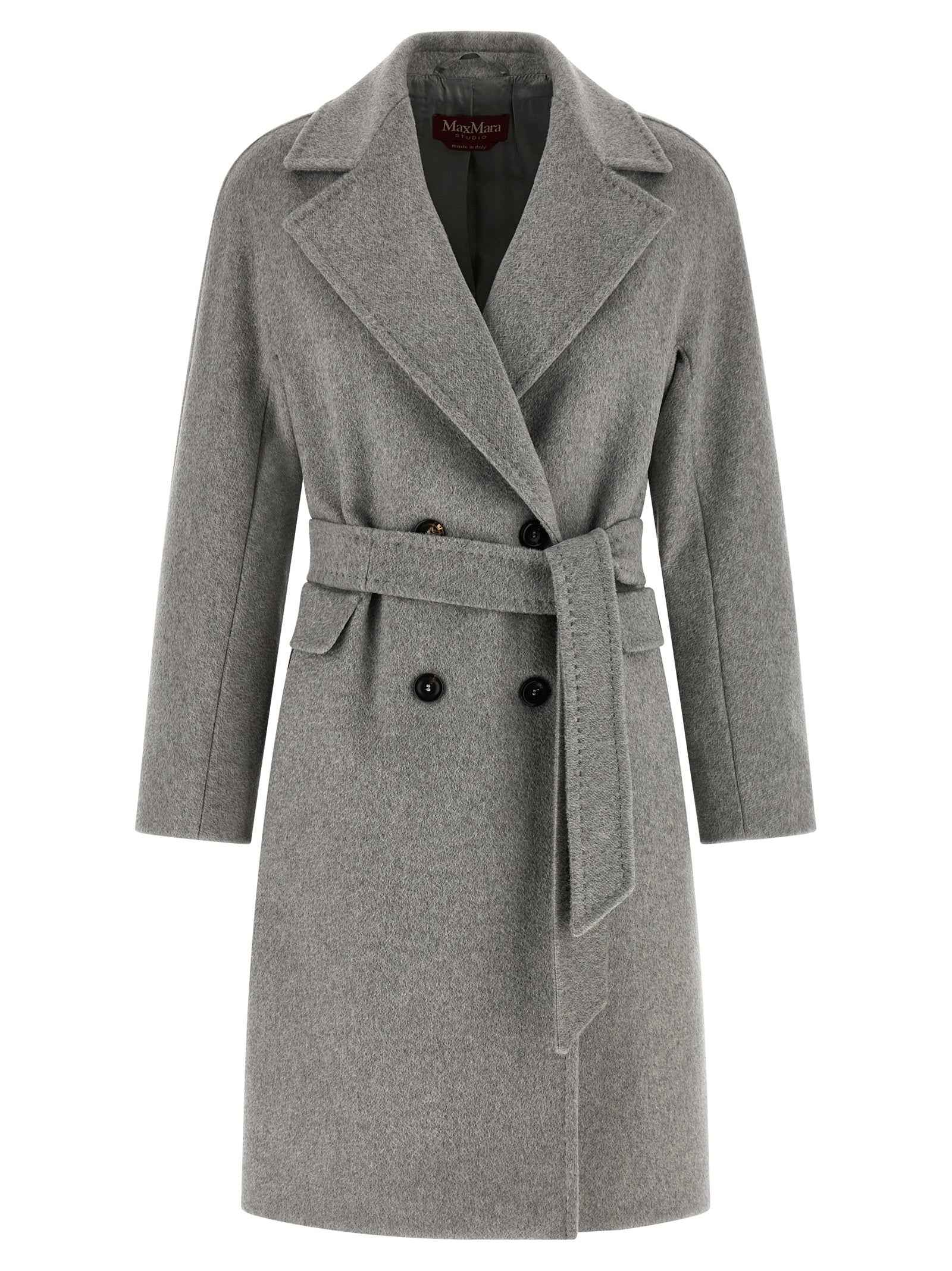 Max Mara Gray Cashmere Coat