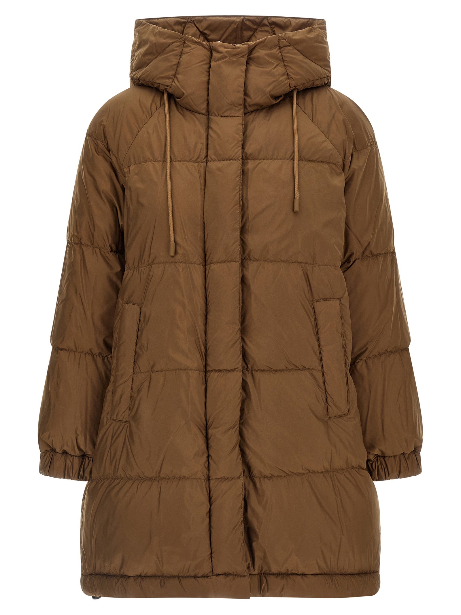 Max Mara Brown Polyester Parka