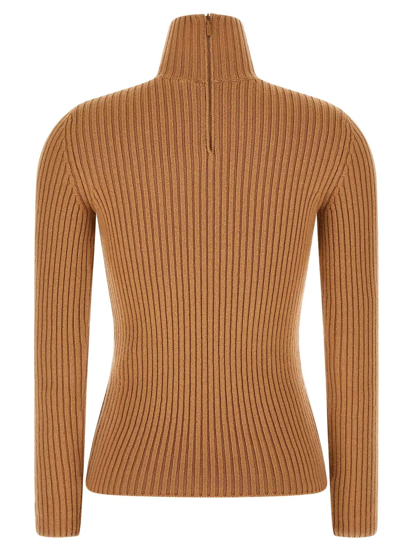 Max Mara Beige Wool Cardigan
