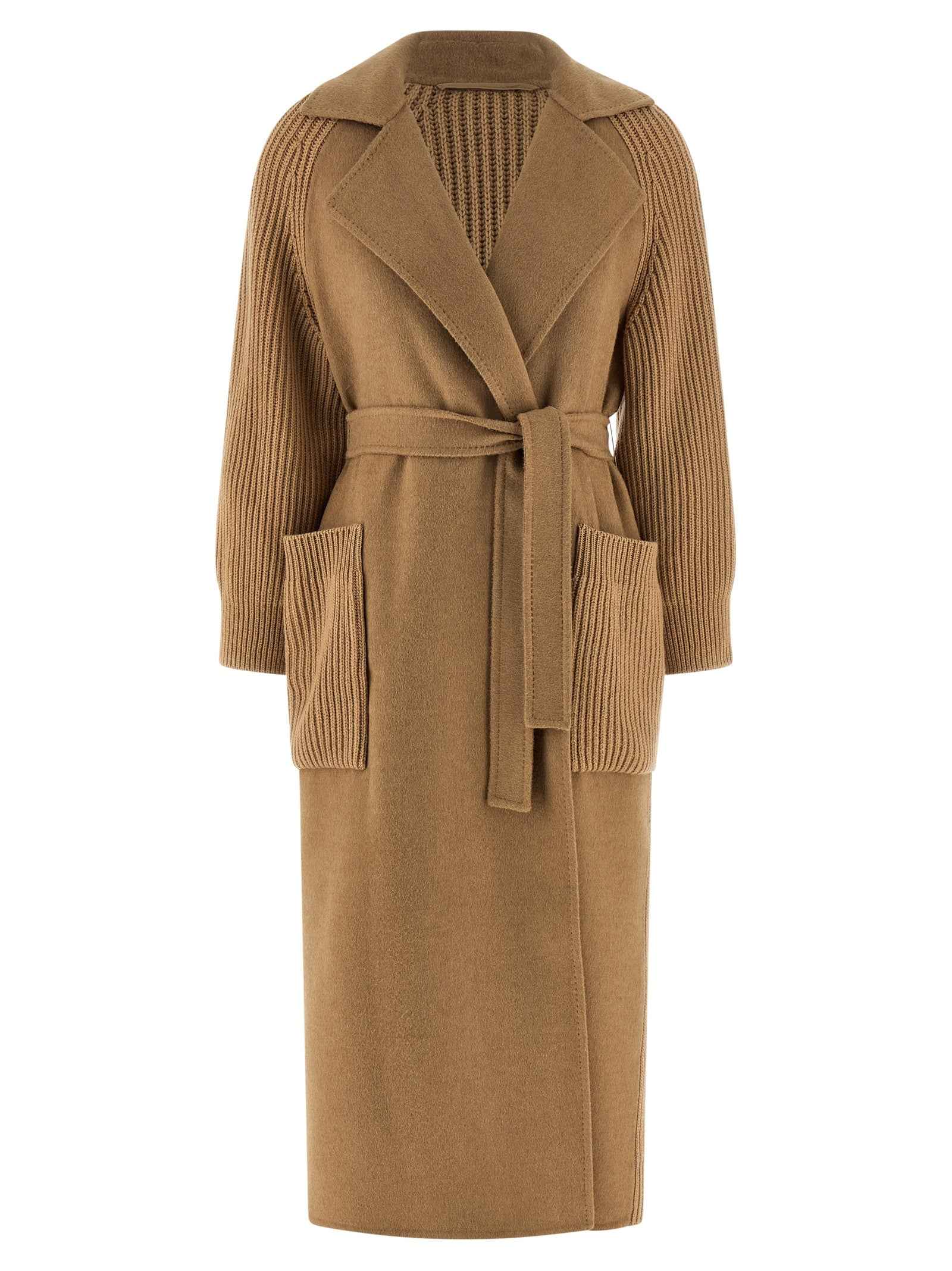 Max Mara Beige Wool Coat
