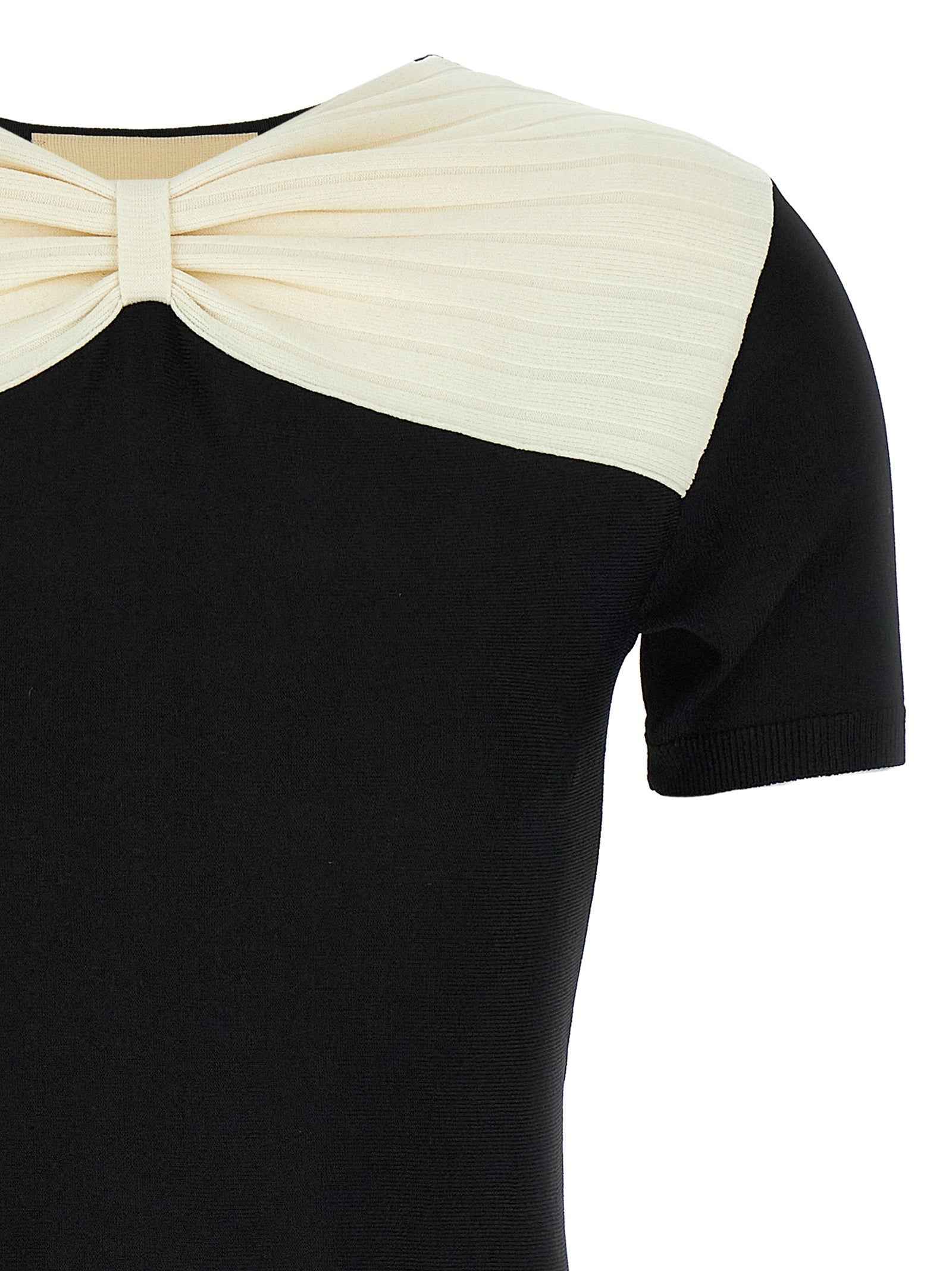 Valentino Garavani Black Viscose Short Dress