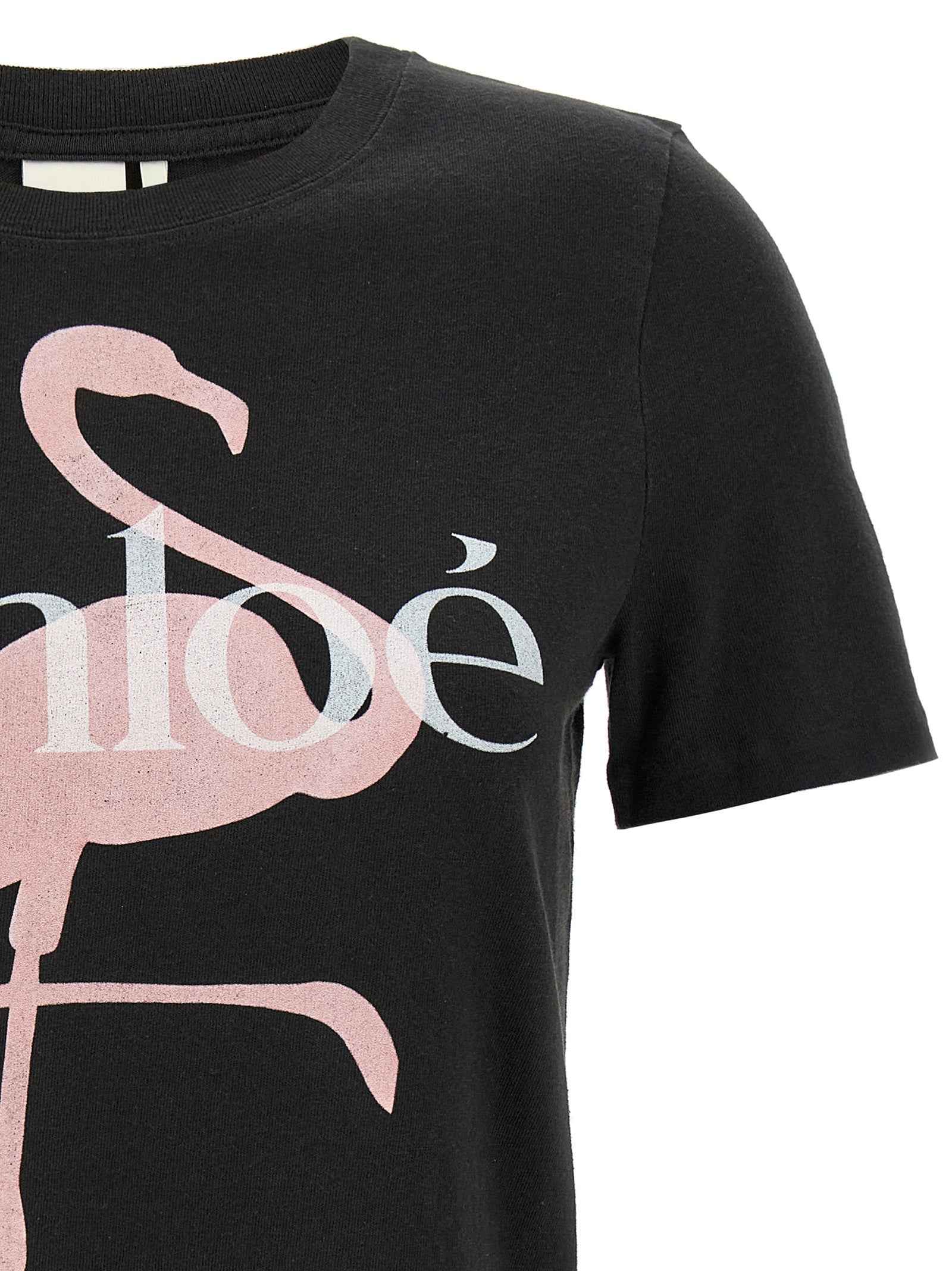 Chloé Black Cotton T-Shirt