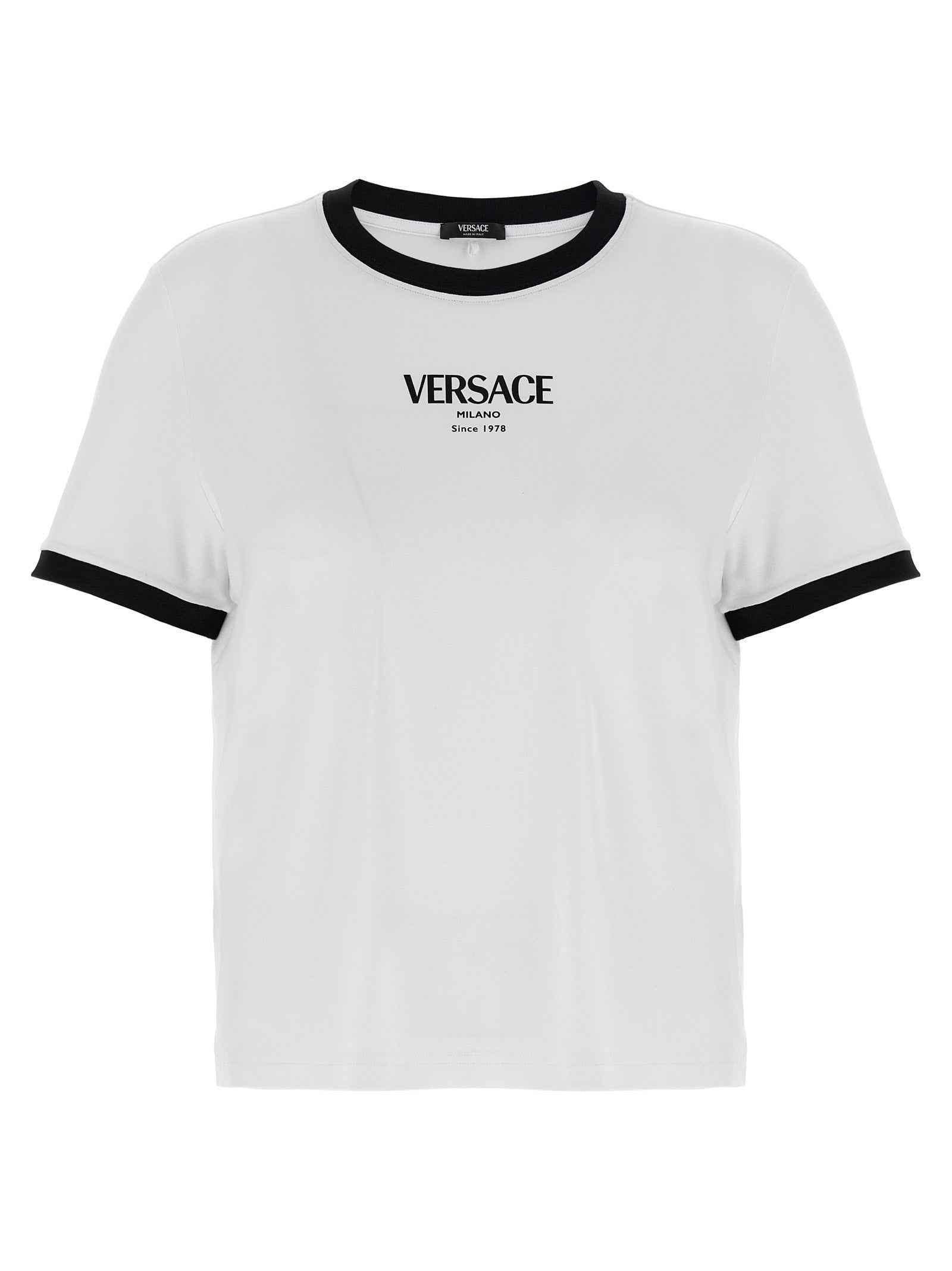 Versace Bicolor Viscose T-Shirt