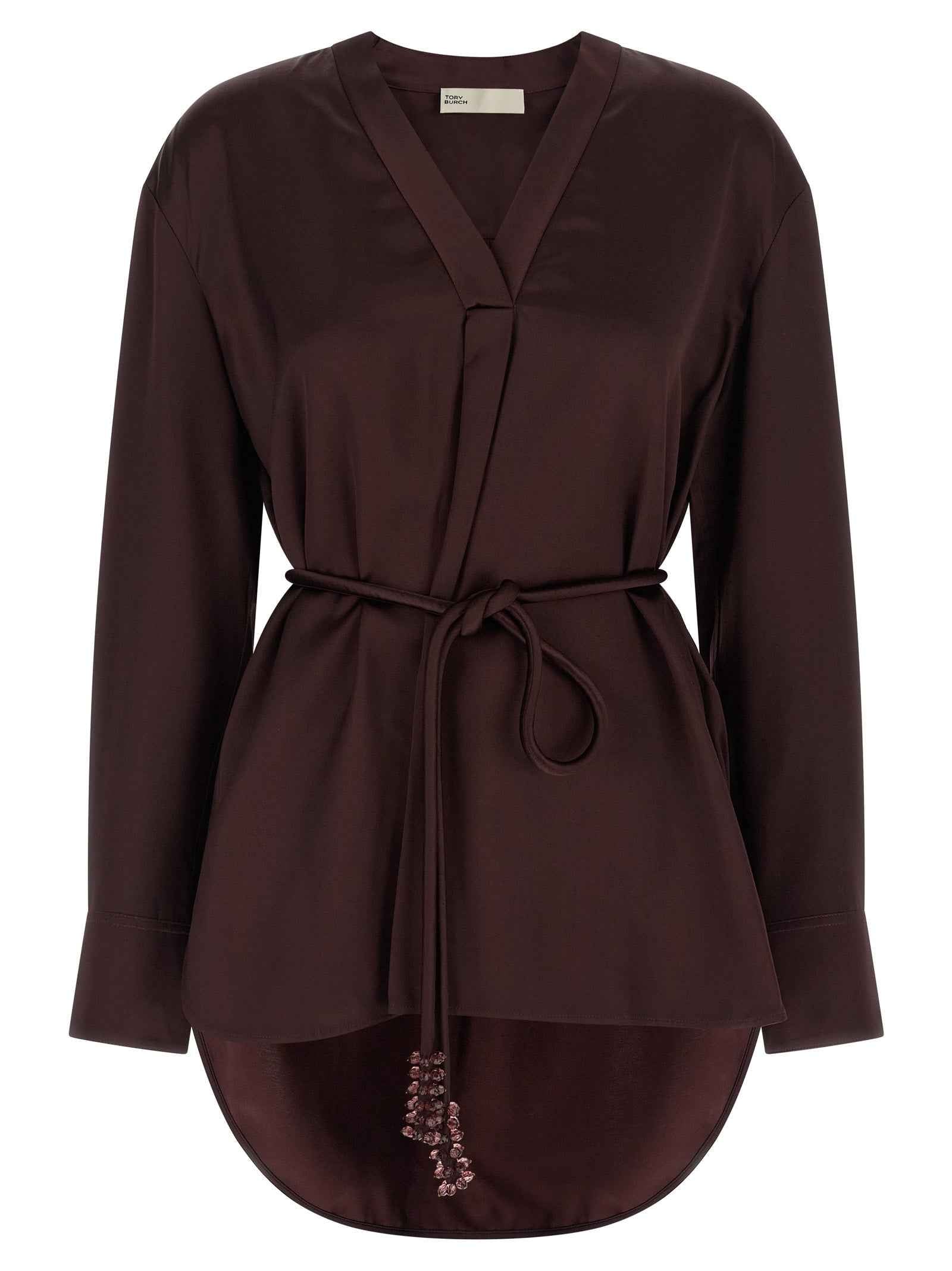 Tory Burch Bordeaux Viscose Blouse