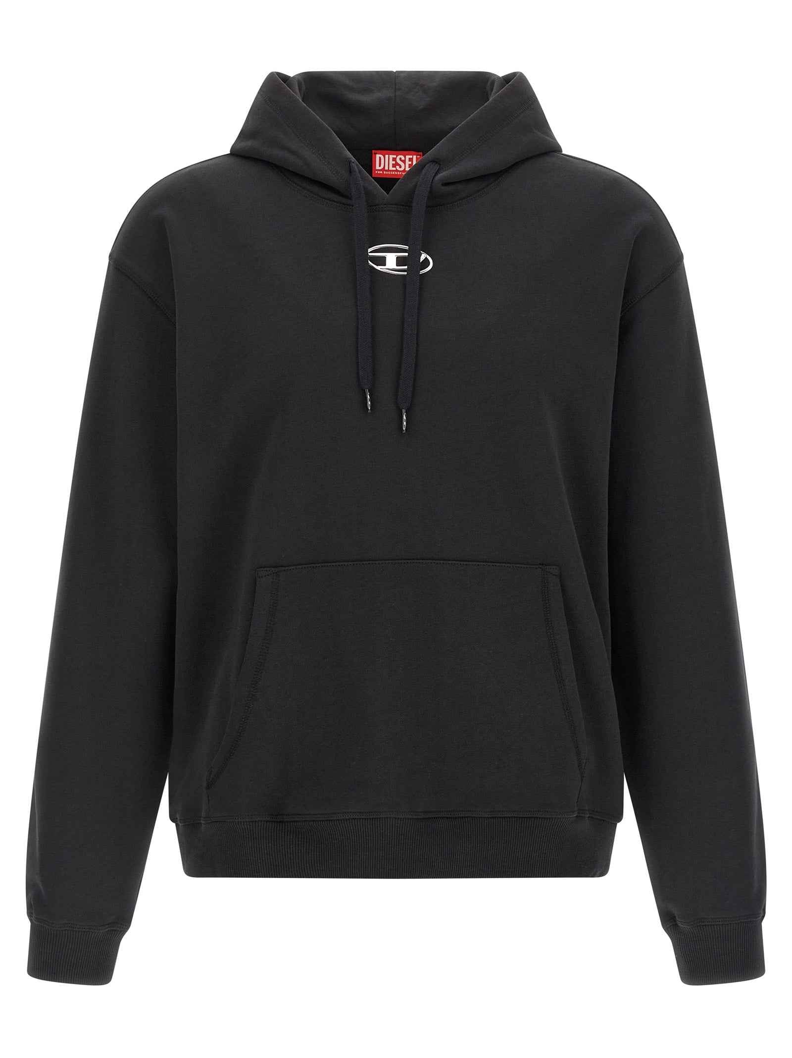 Diesel Black Cotton Sweatshirt