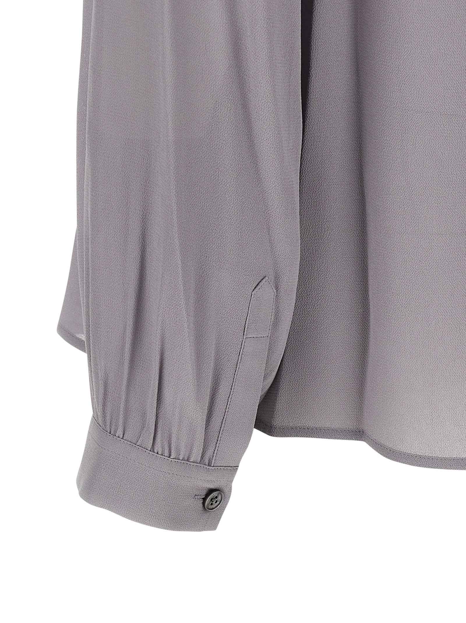 Tory Burch Gray Viscose Blouse