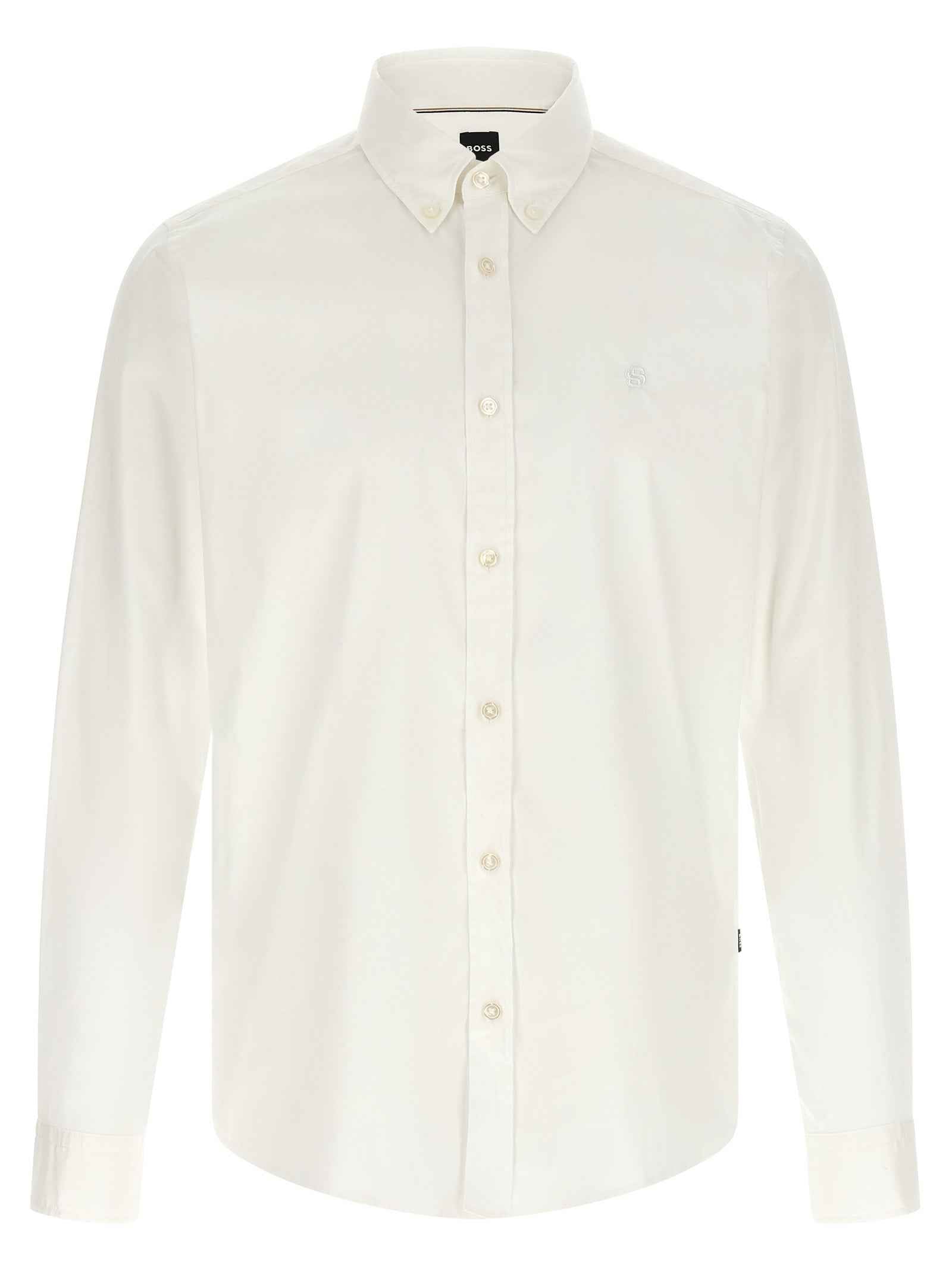 Hugo Boss White Cotton Blouse