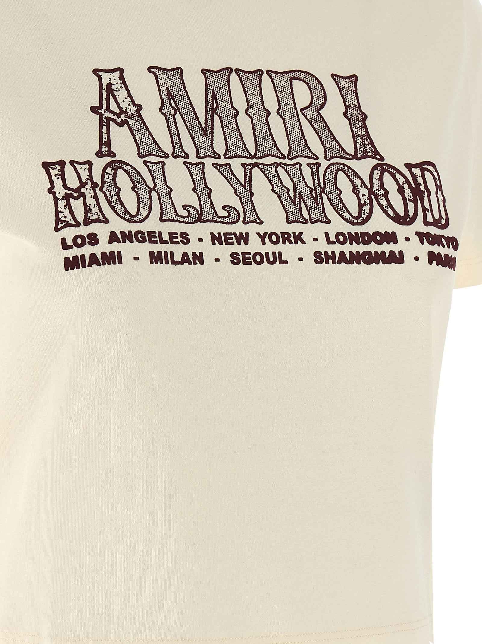 Amiri White Cotton T-Shirt