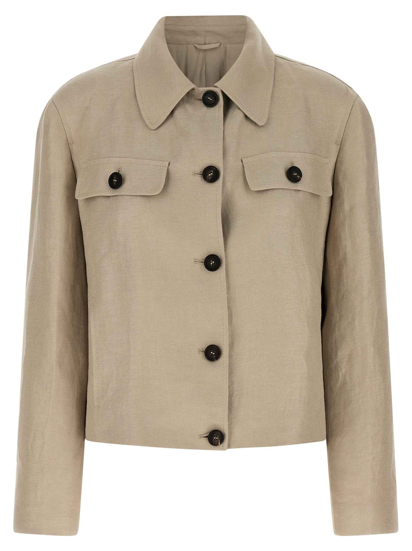 Brunello Cucinelli Beige Linen Blazer