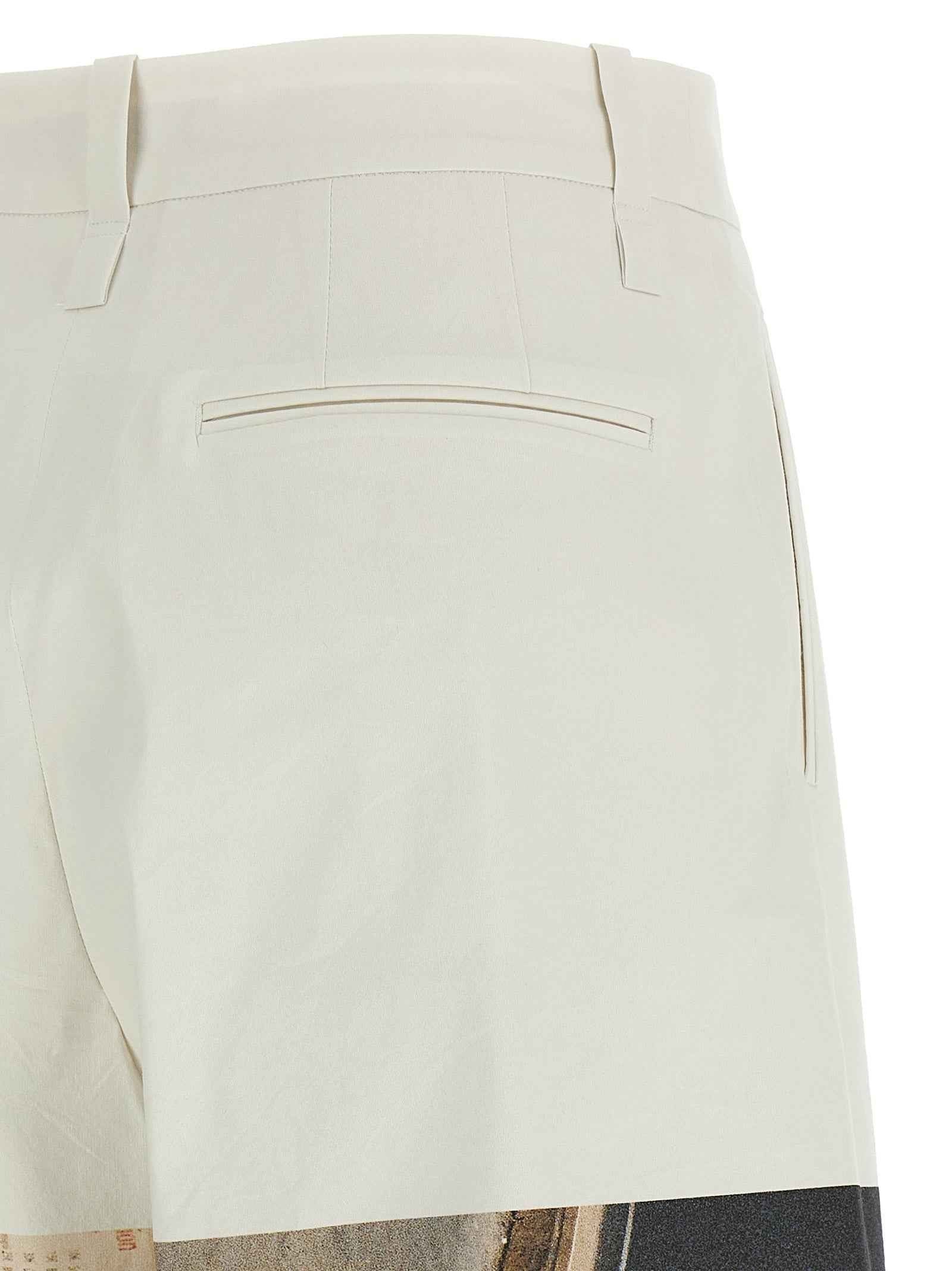 Issey Miyake White Polyamide Casual Pants