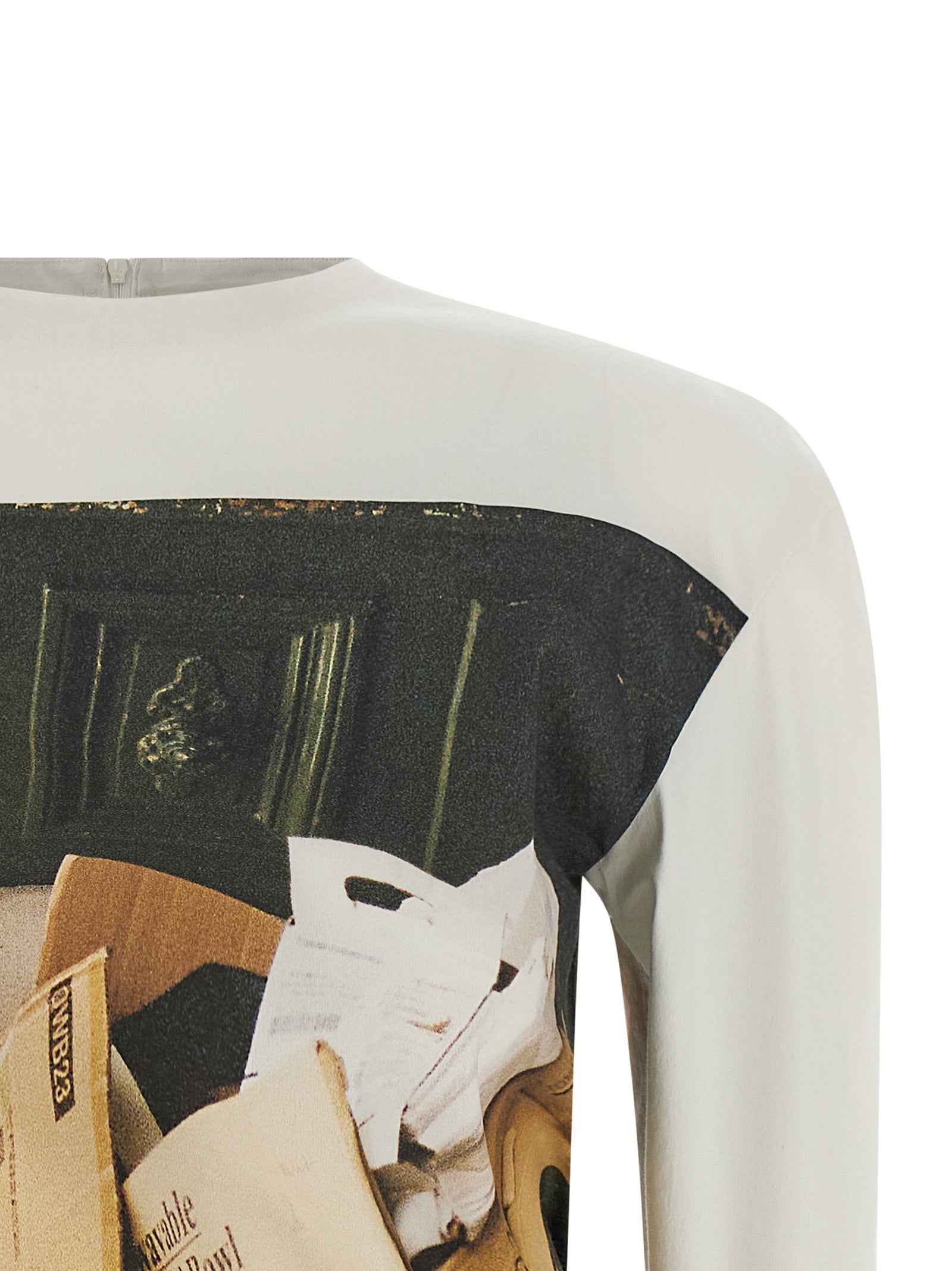 Issey Miyake White Polyamide Cardigan