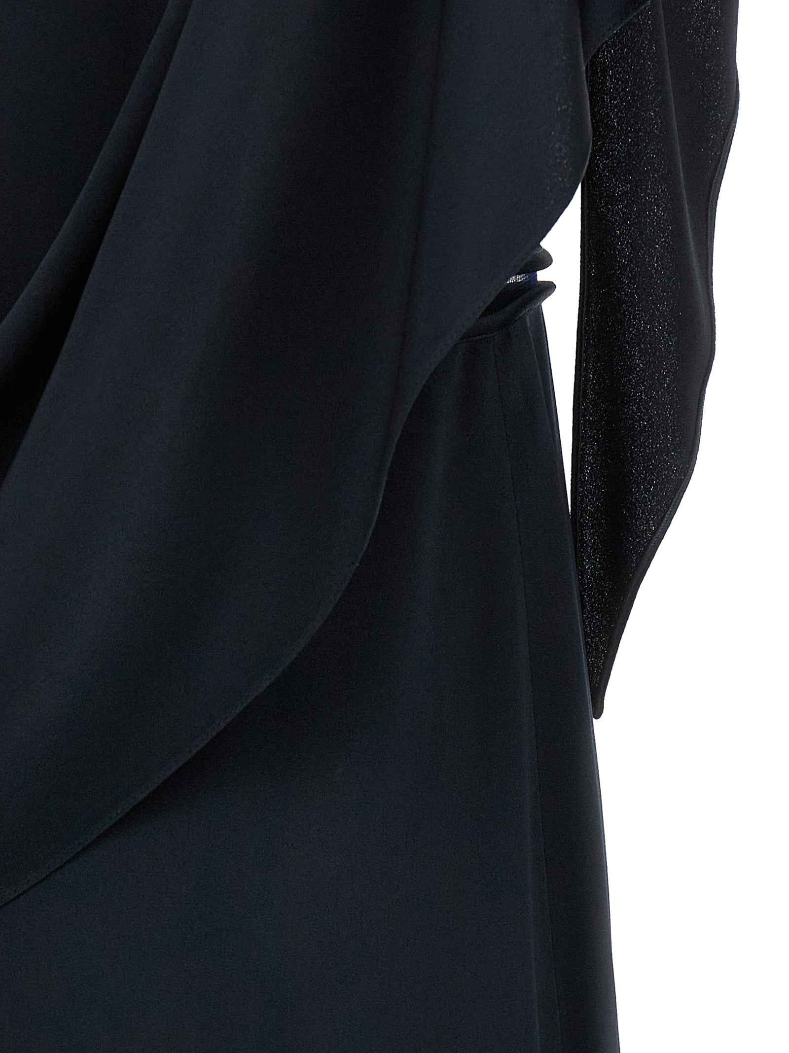 Fabiana Filippi Blue Viscose Midi Dress