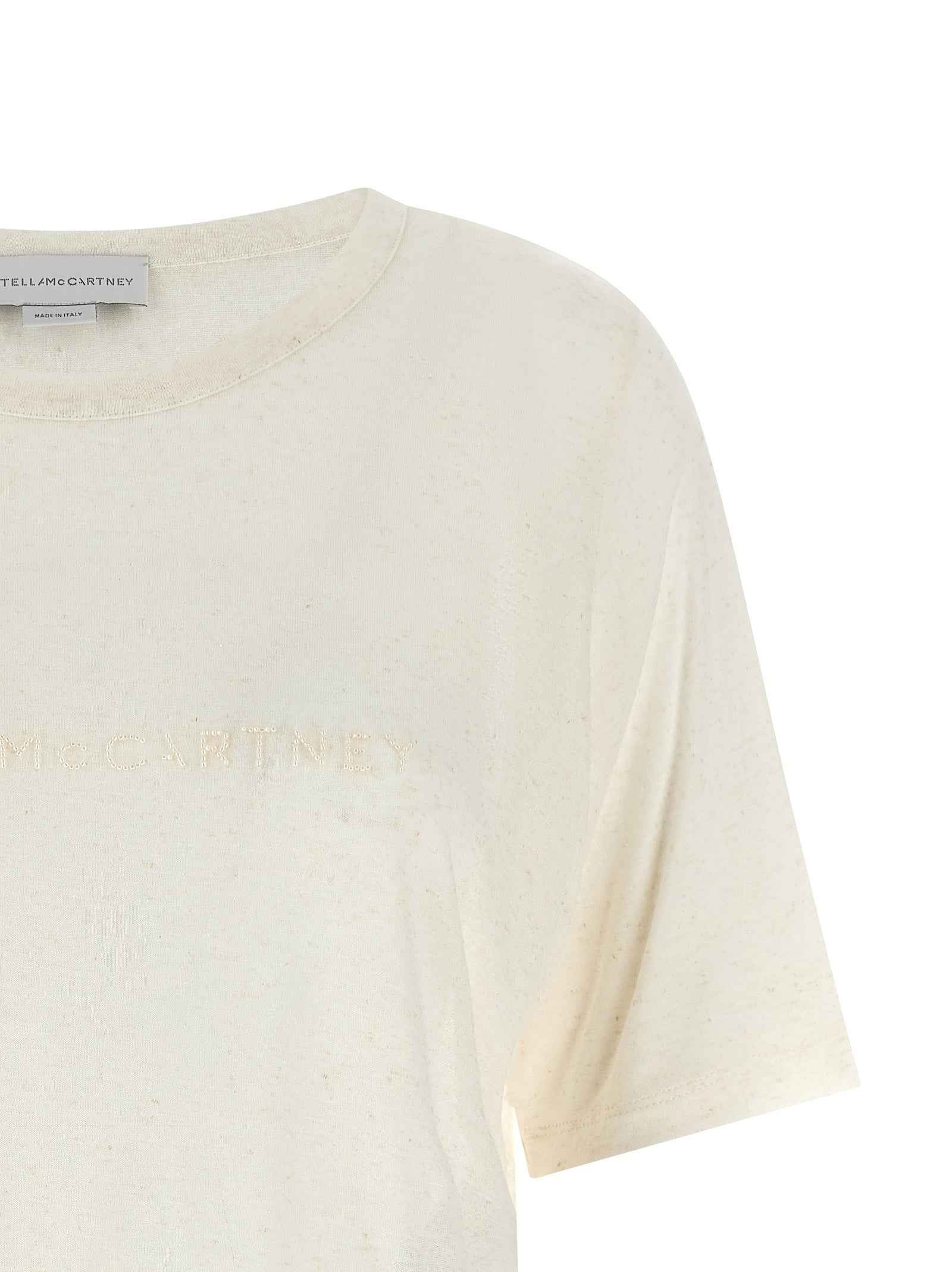 Stella McCartney White Viscose T-Shirt