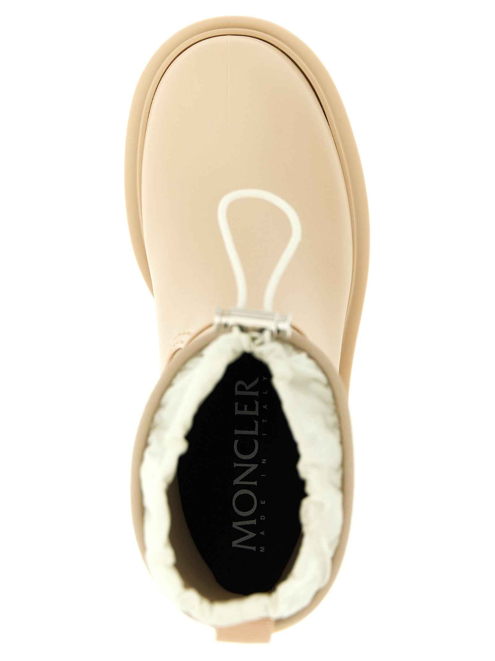 Moncler Beige Pvc Ankle Boots