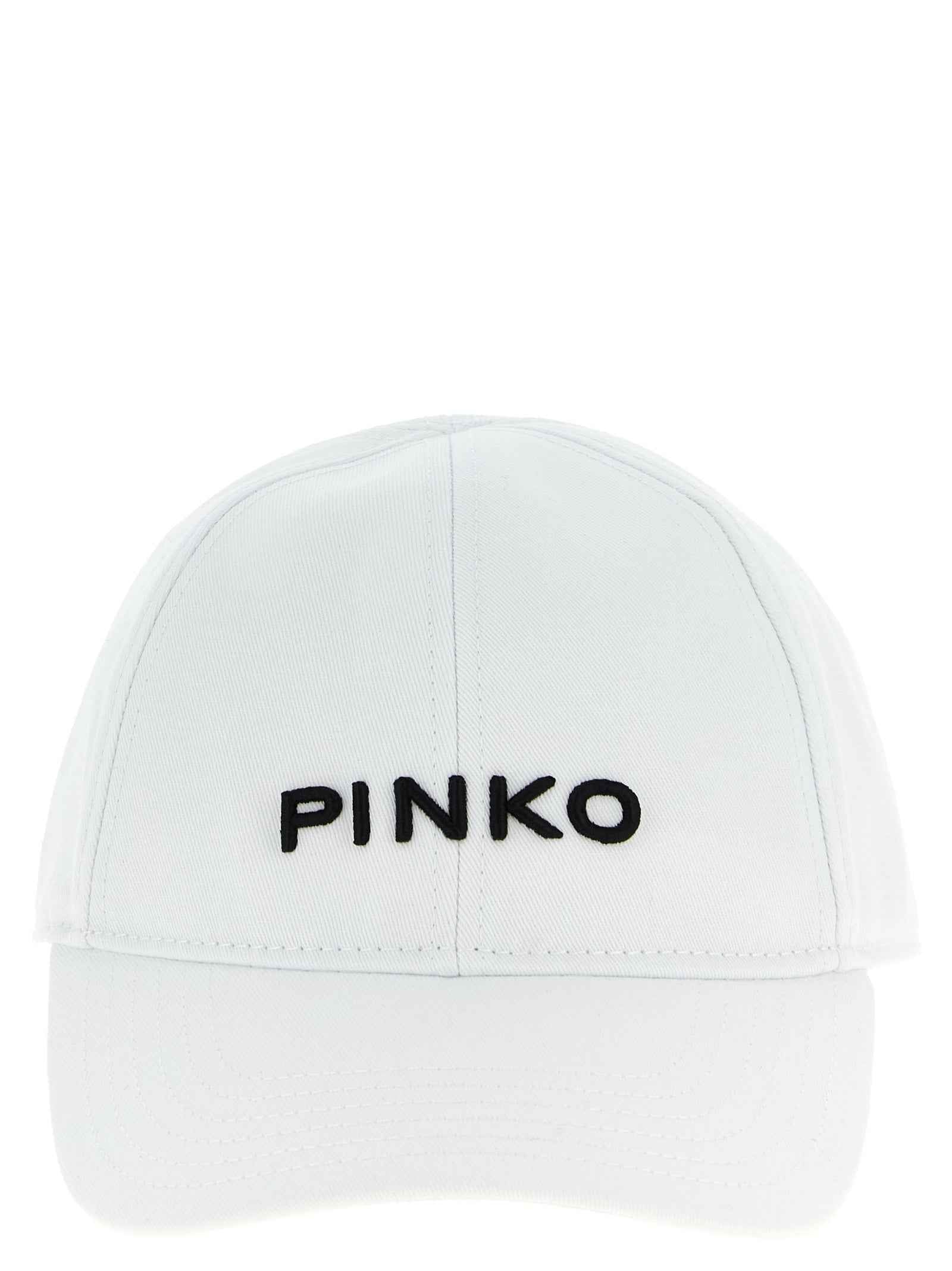 PINKO White Cotton Cap (Baseball Hat)
