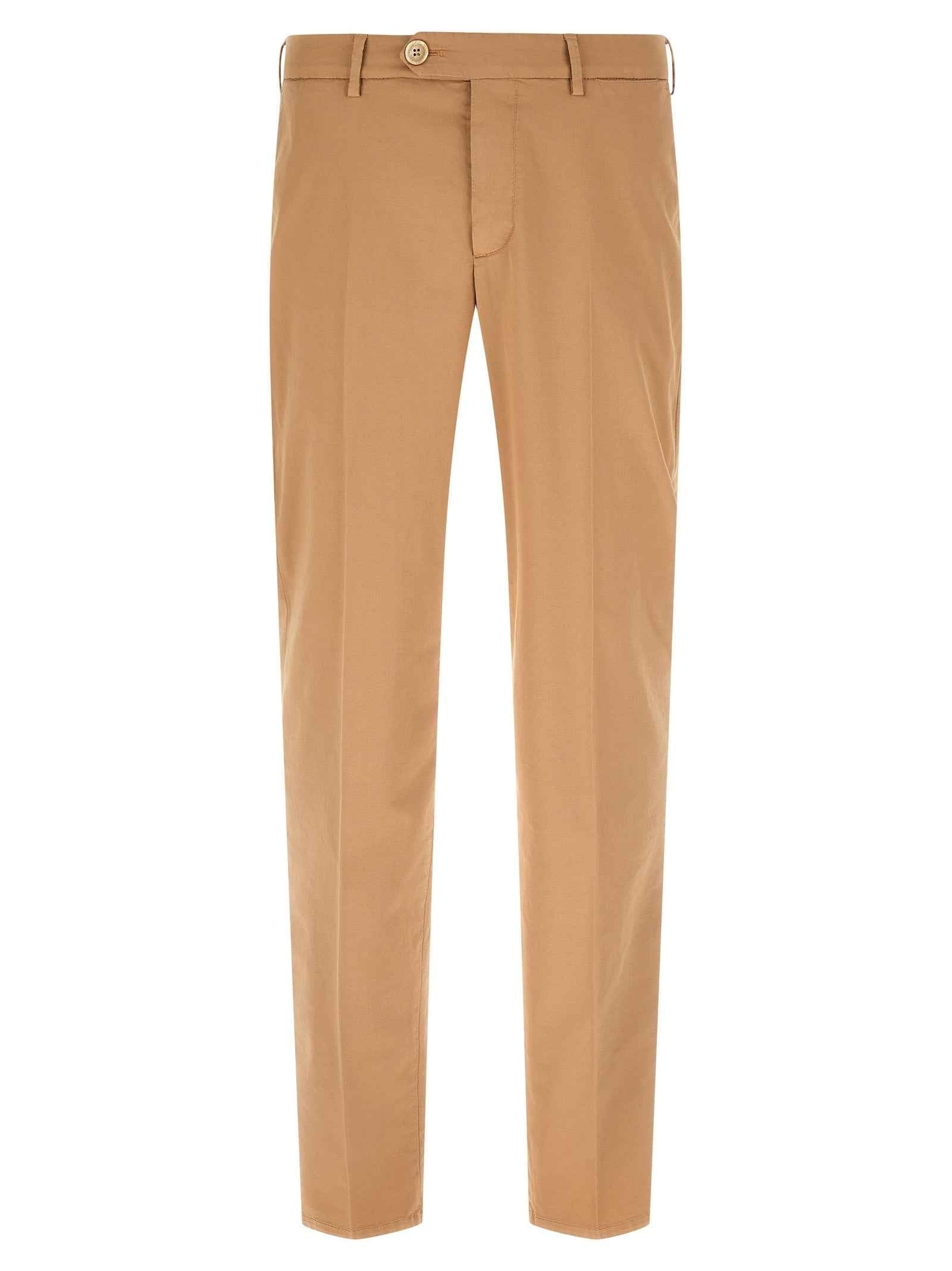 Brunello Cucinelli Beige Cotton Casual Pants