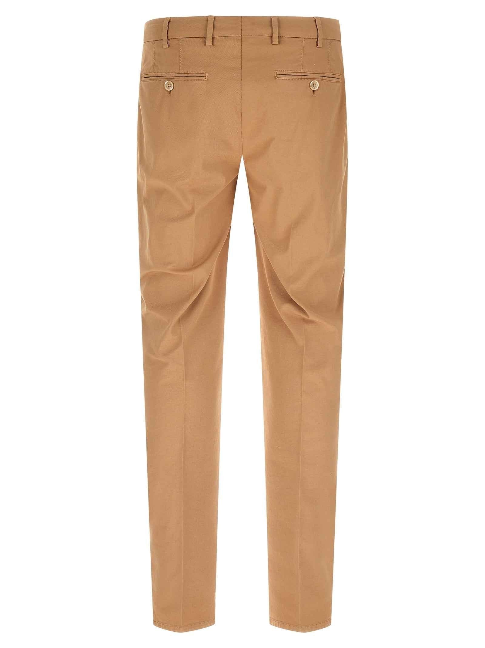 Brunello Cucinelli Beige Cotton Casual Pants