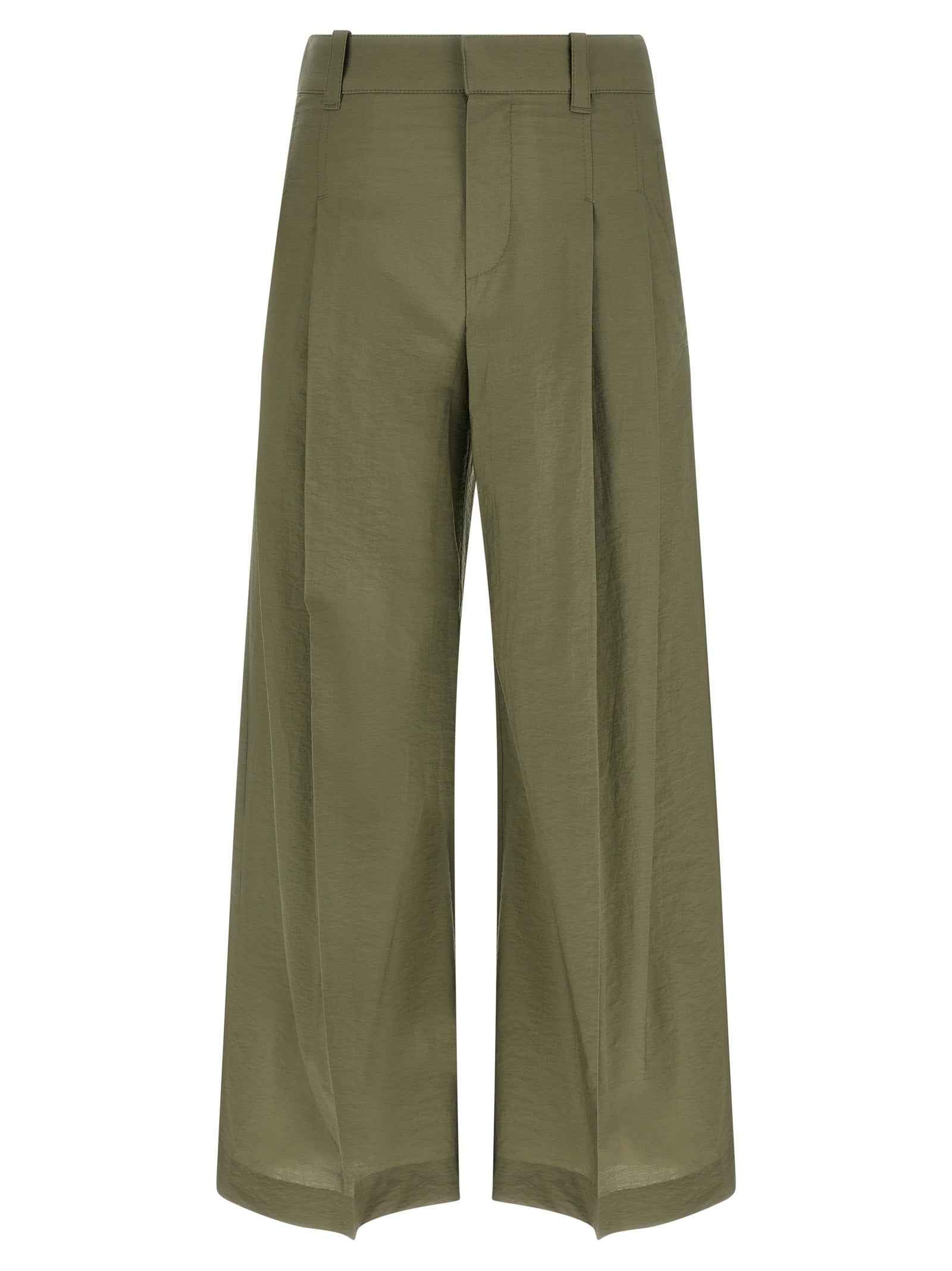 Brunello Cucinelli Bicolor Cotton Casual Pants