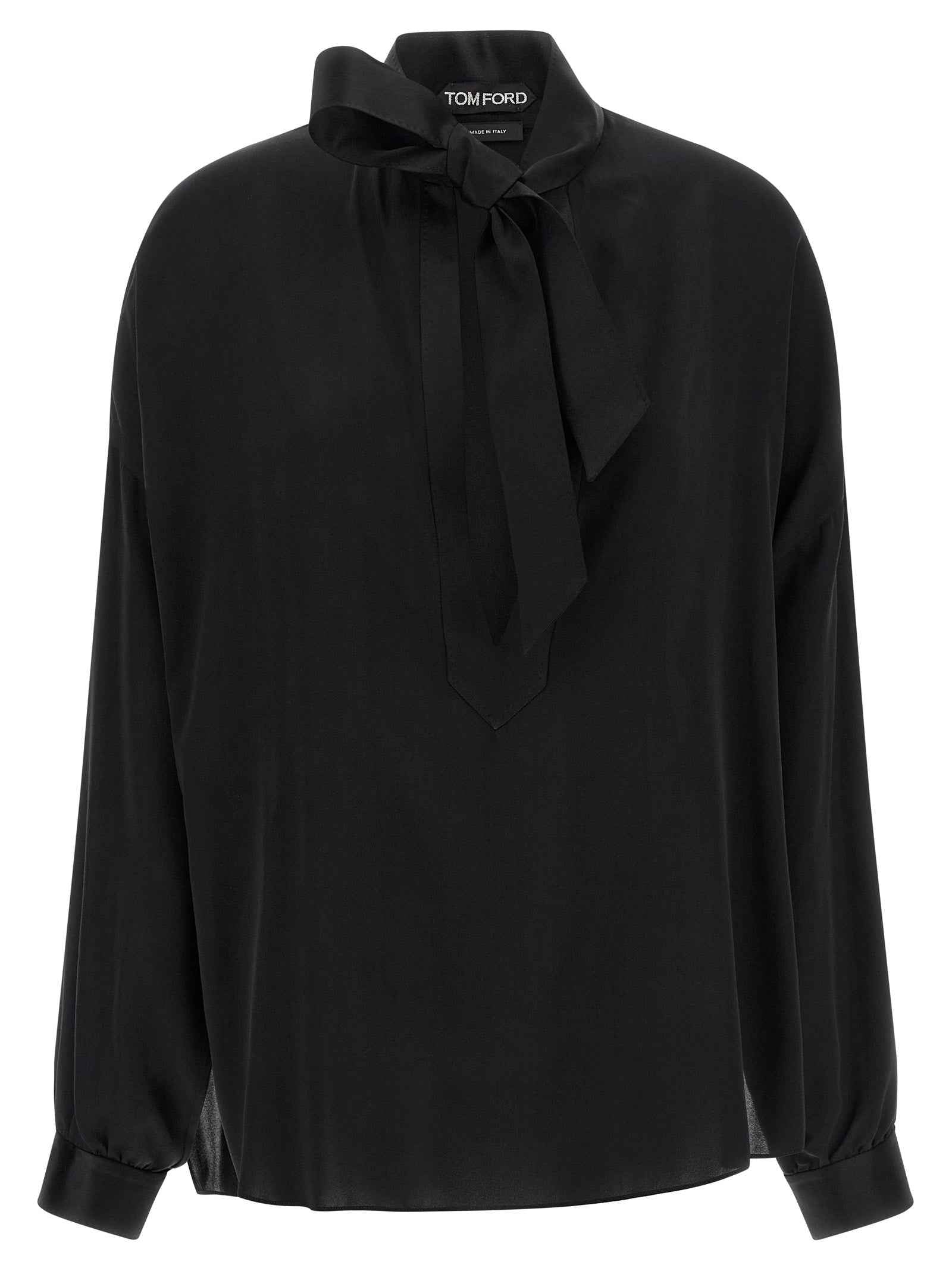 Tom Ford Black Silk Blouse