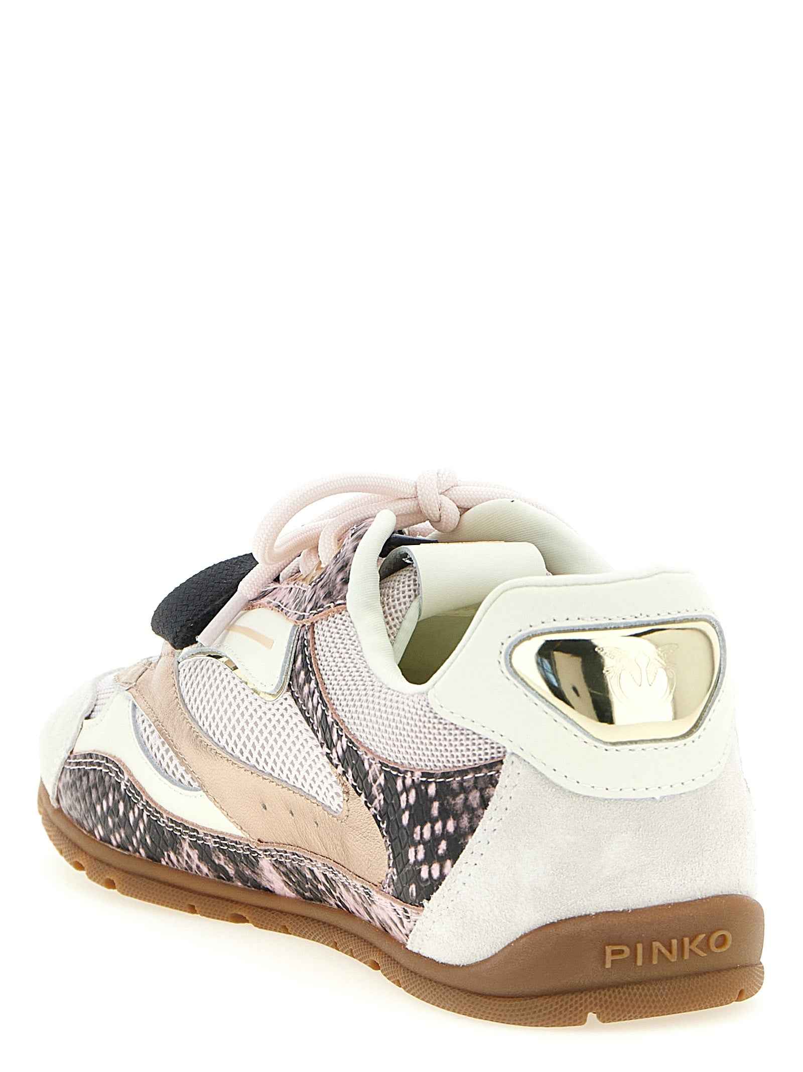 PINKO Multicolor Leather Low Top Sneakers
