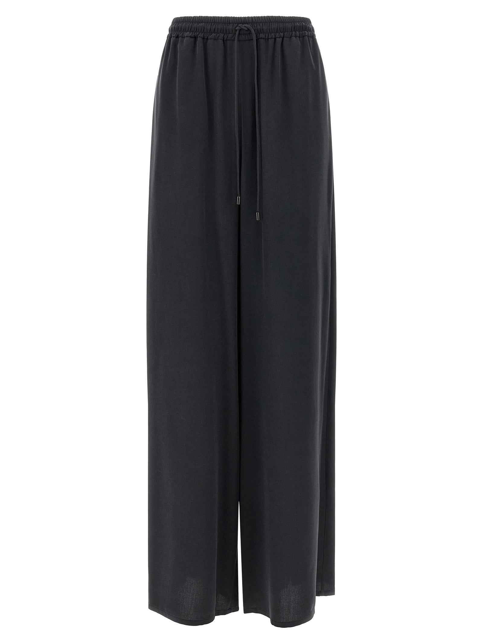 Max Mara Blue Silk Casual Pants