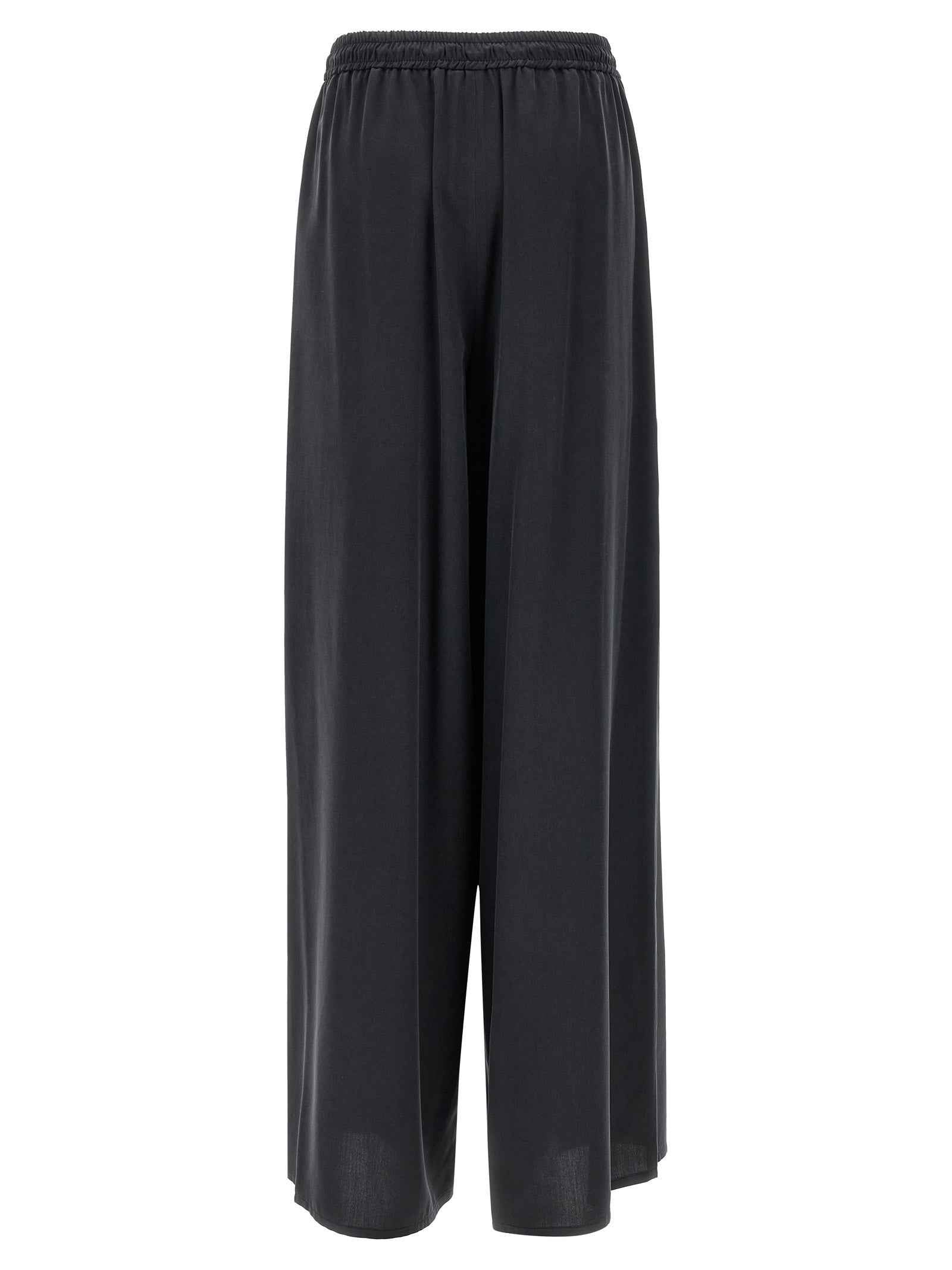Max Mara Blue Silk Casual Pants