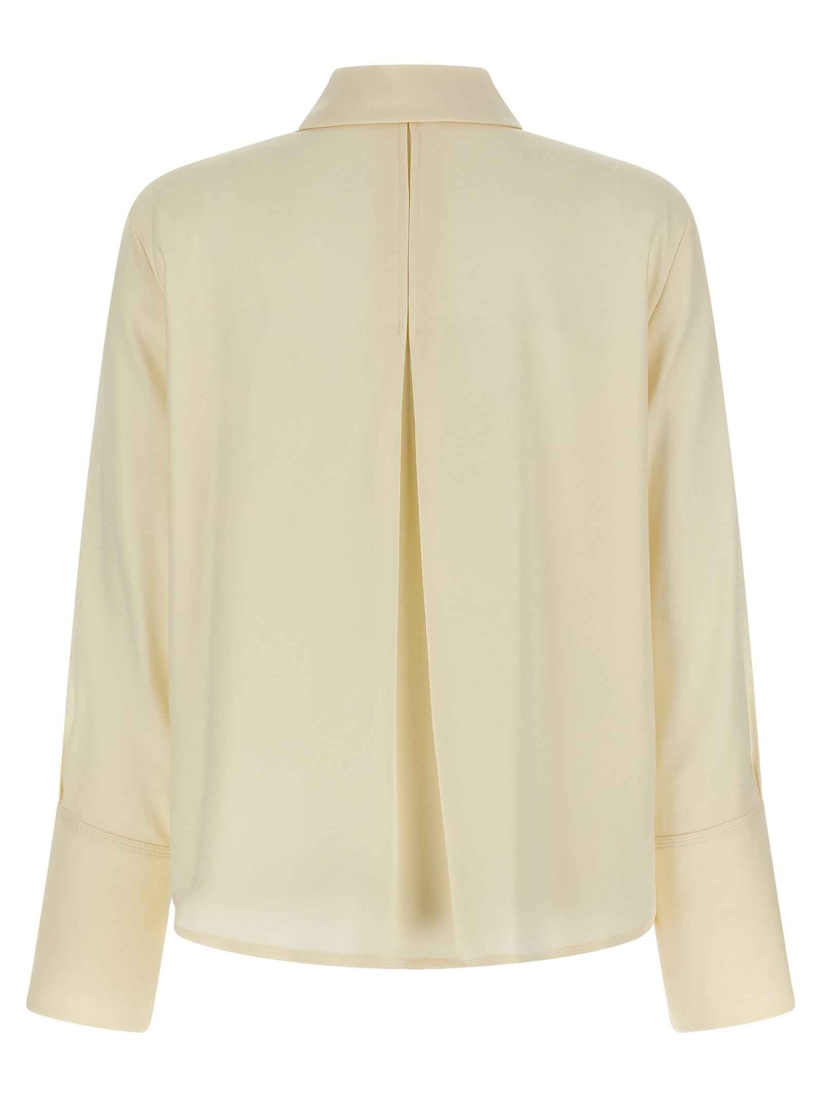 Max Mara White Silk Blouse