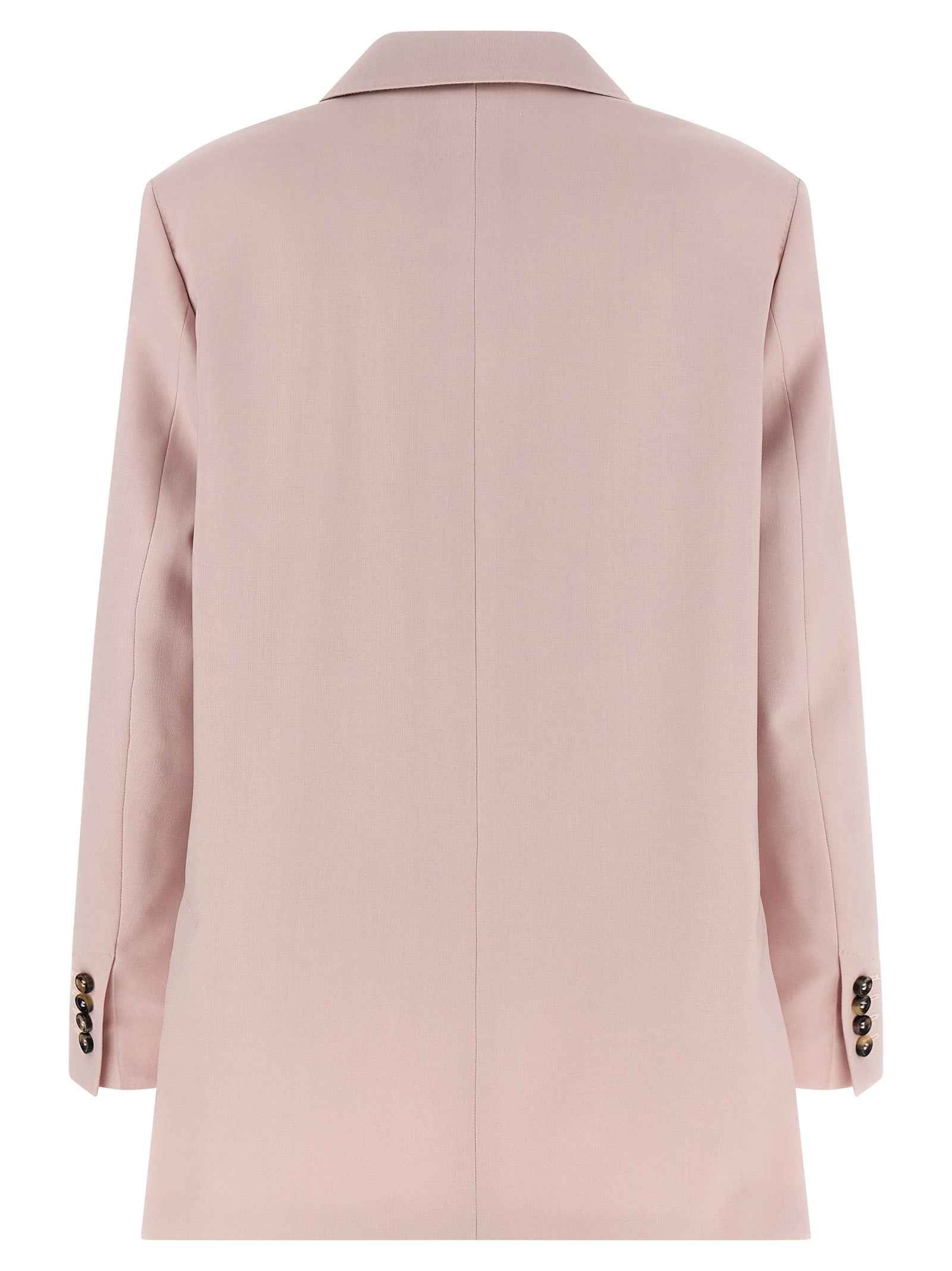 Max Mara Multicolor Virgin Wool Blazer