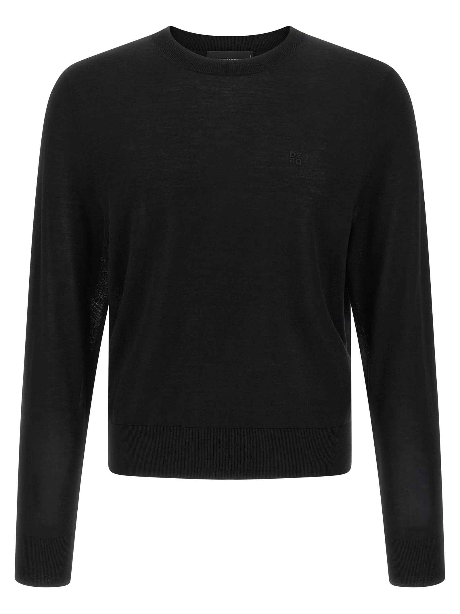 Dsquared² Black Wool Cardigan