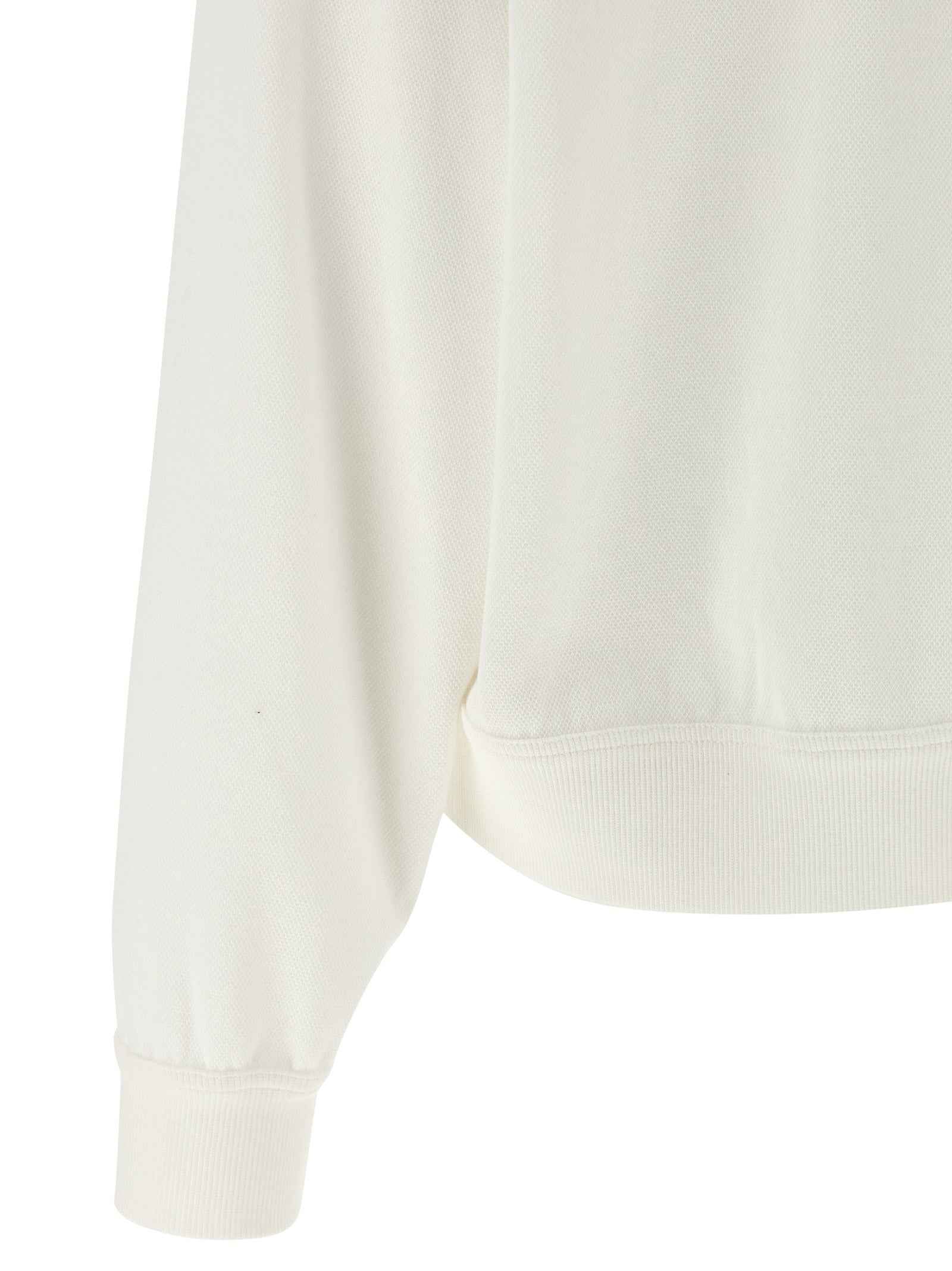 Brunello Cucinelli White Cotton Sweatshirt