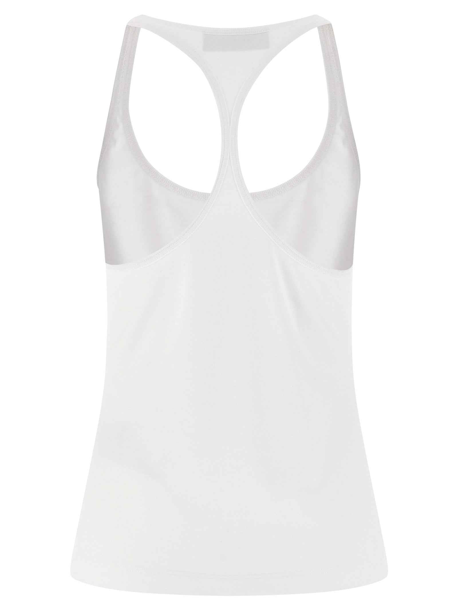 Dsquared² White Cotton Tank Tops