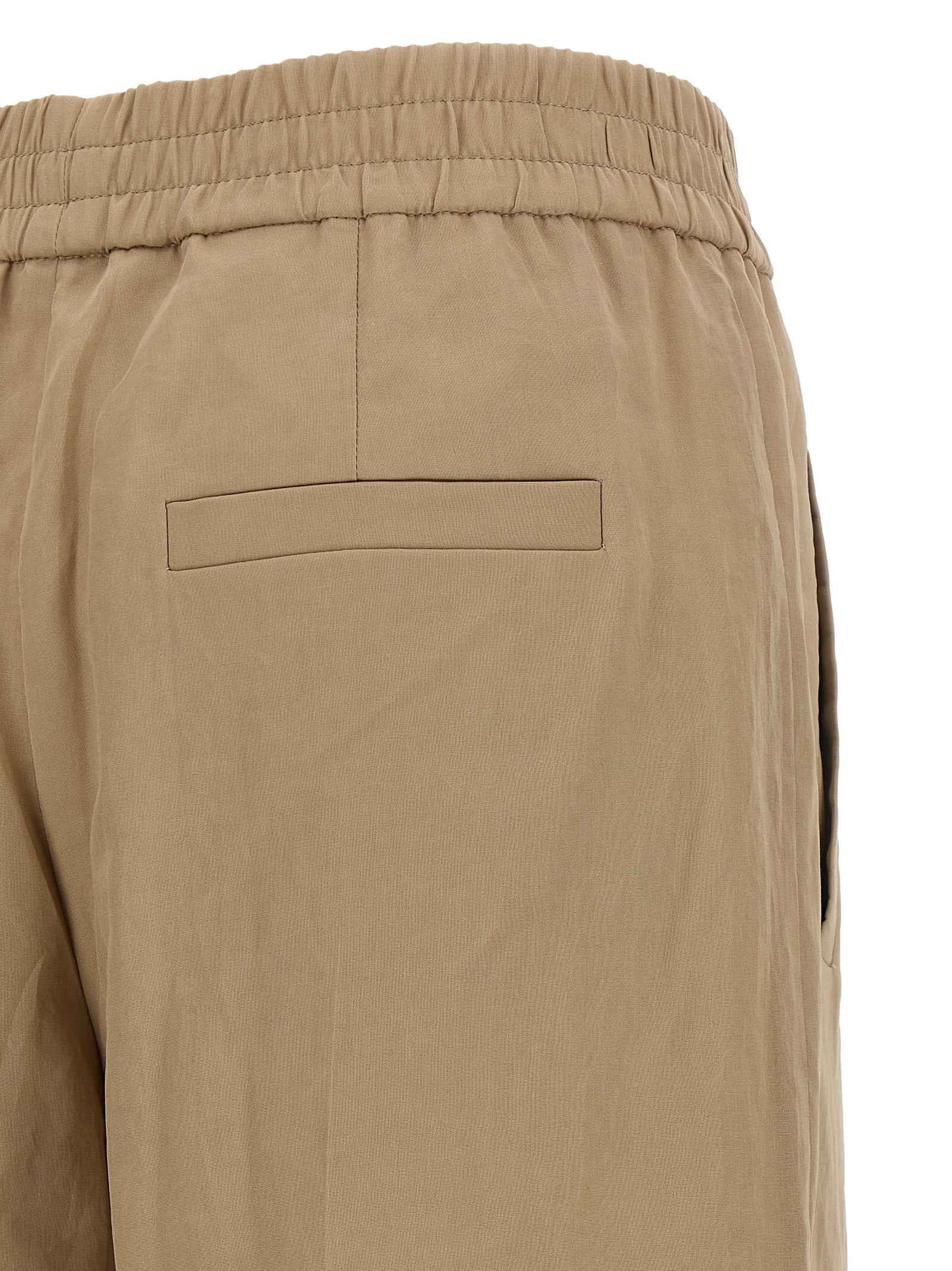 Brunello Cucinelli Beige Cotton Casual Pants