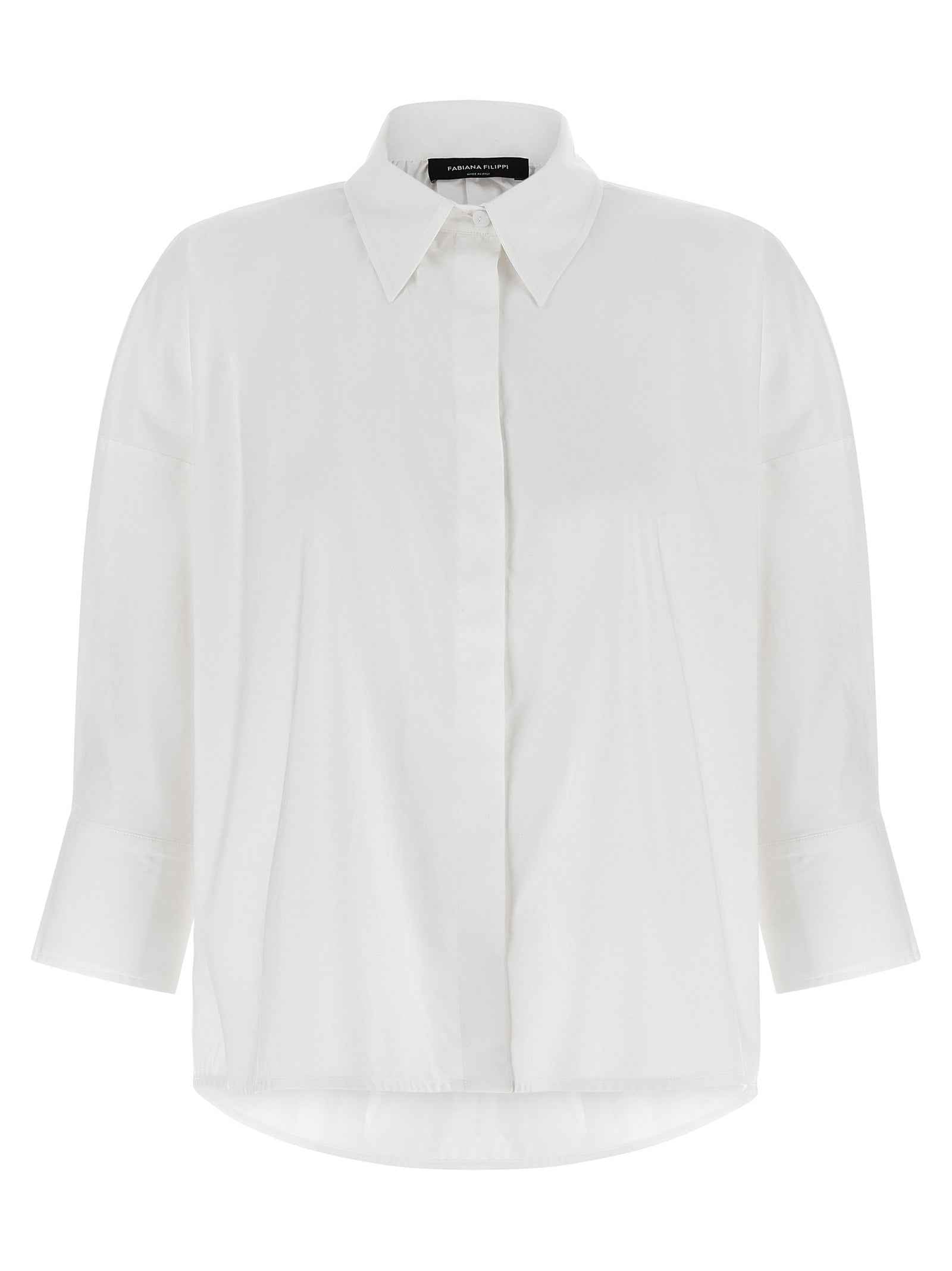 Fabiana Filippi White Cotton Blouse