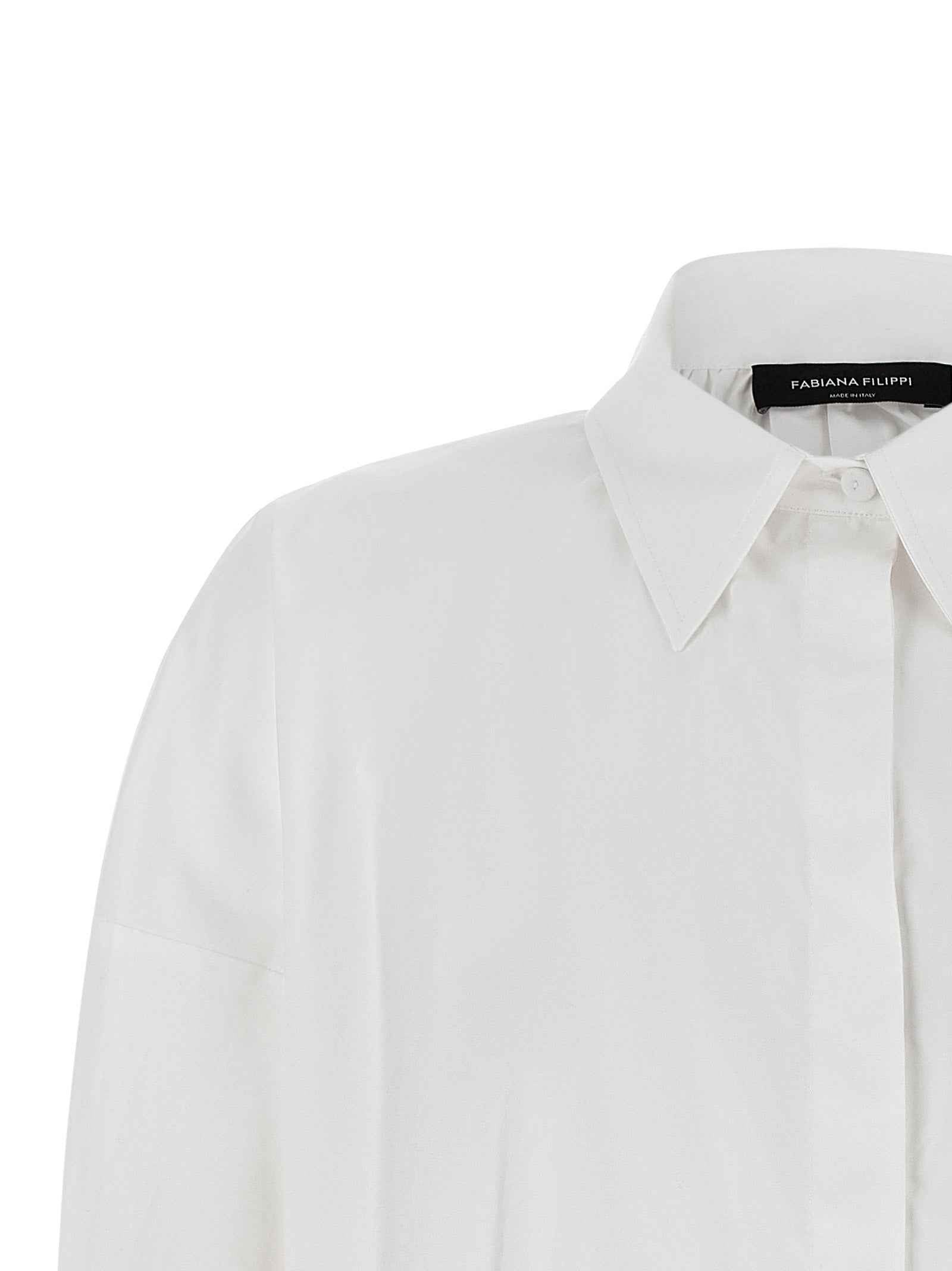 Fabiana Filippi White Cotton Blouse