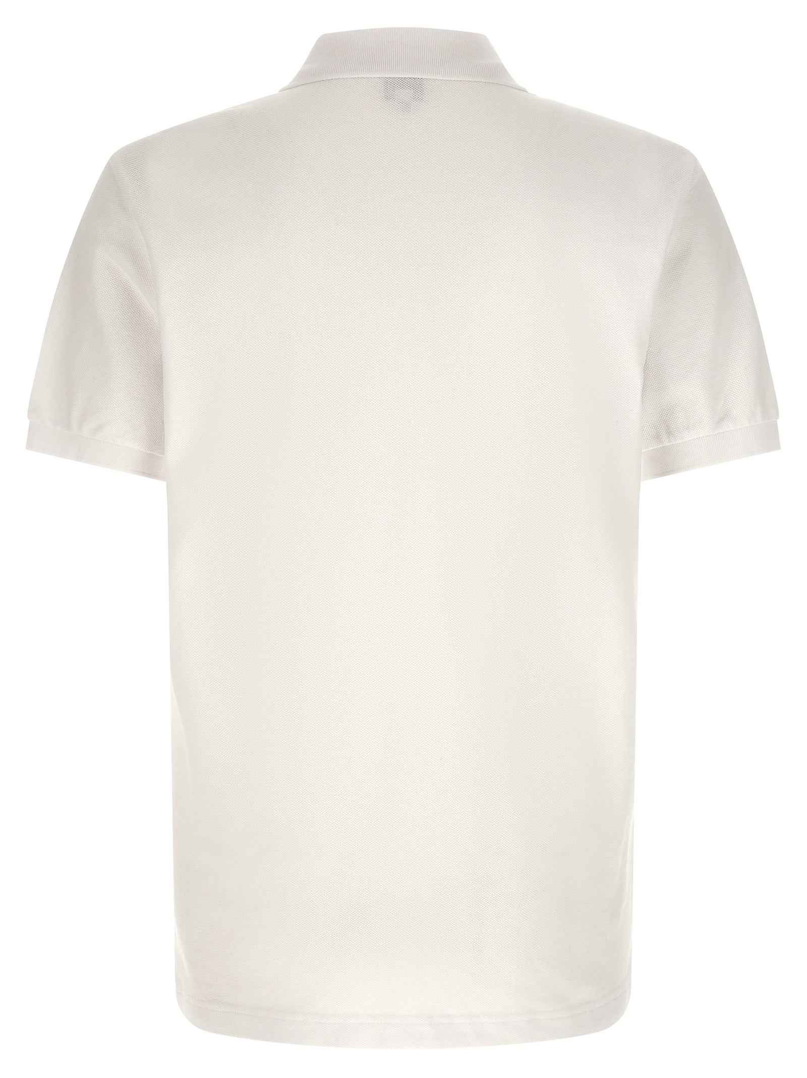Kenzo White Cotton Polo Shirt